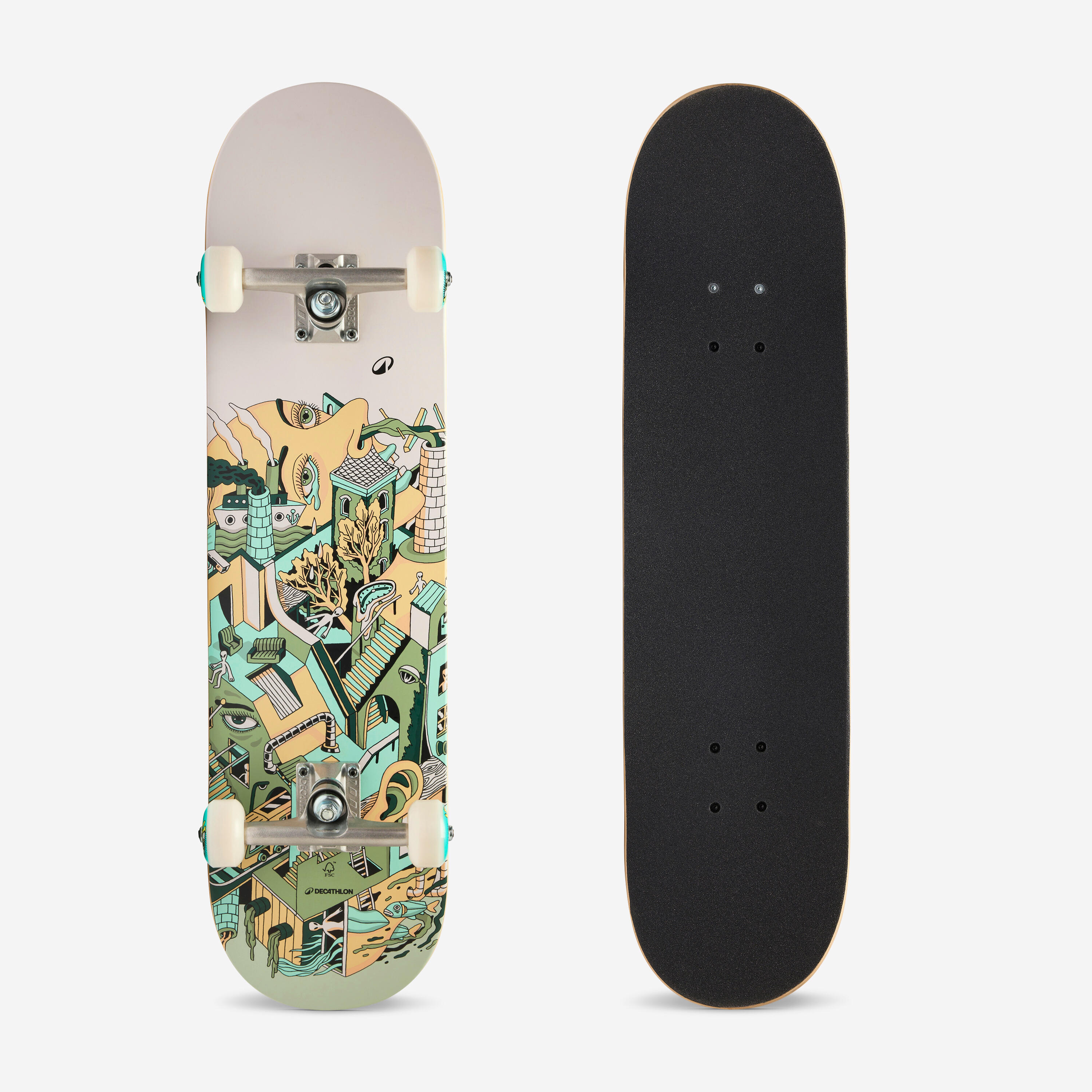 Skateboard 8' FSC - CP100 Escher