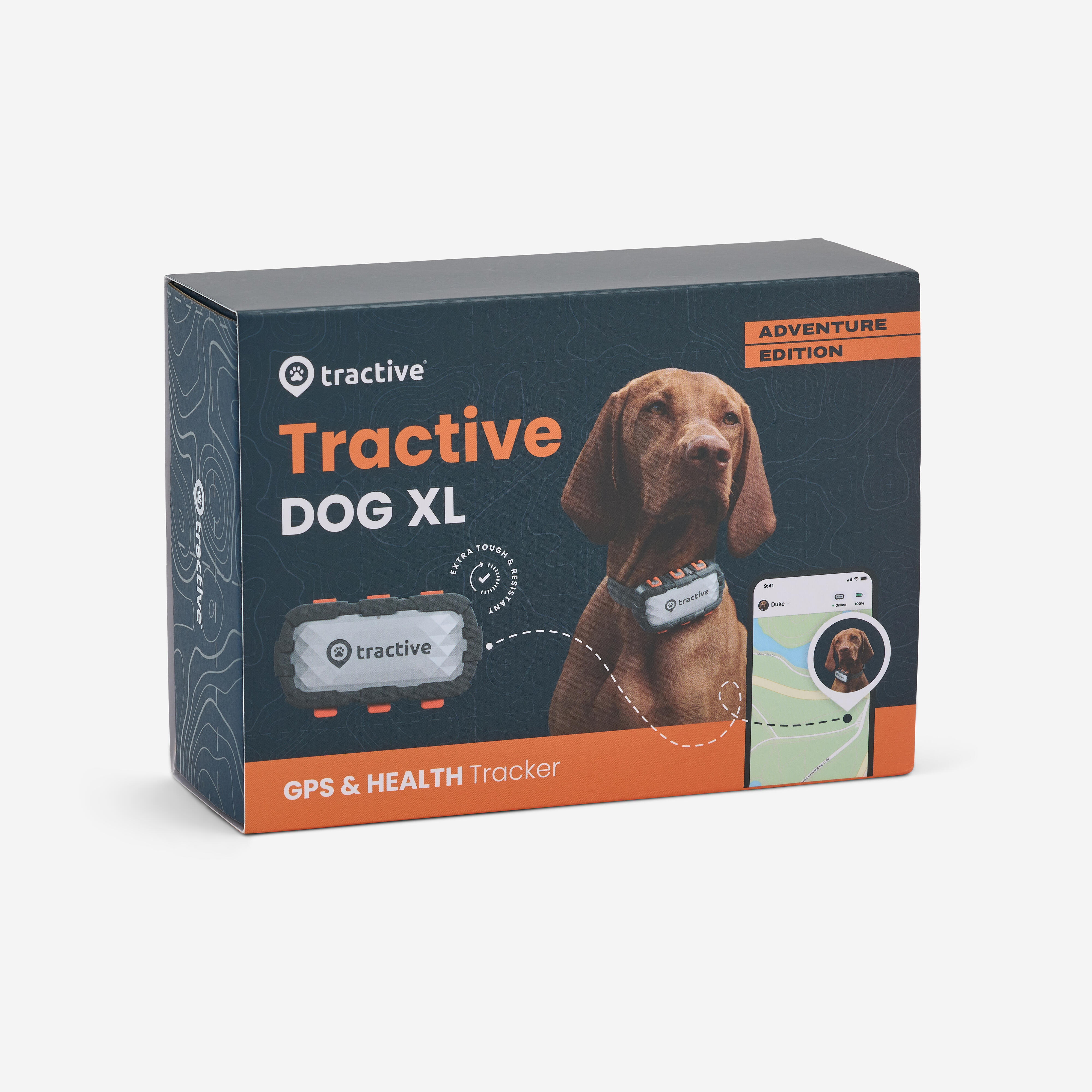 GPS-Halsband Hund - Tractive XL Adventure