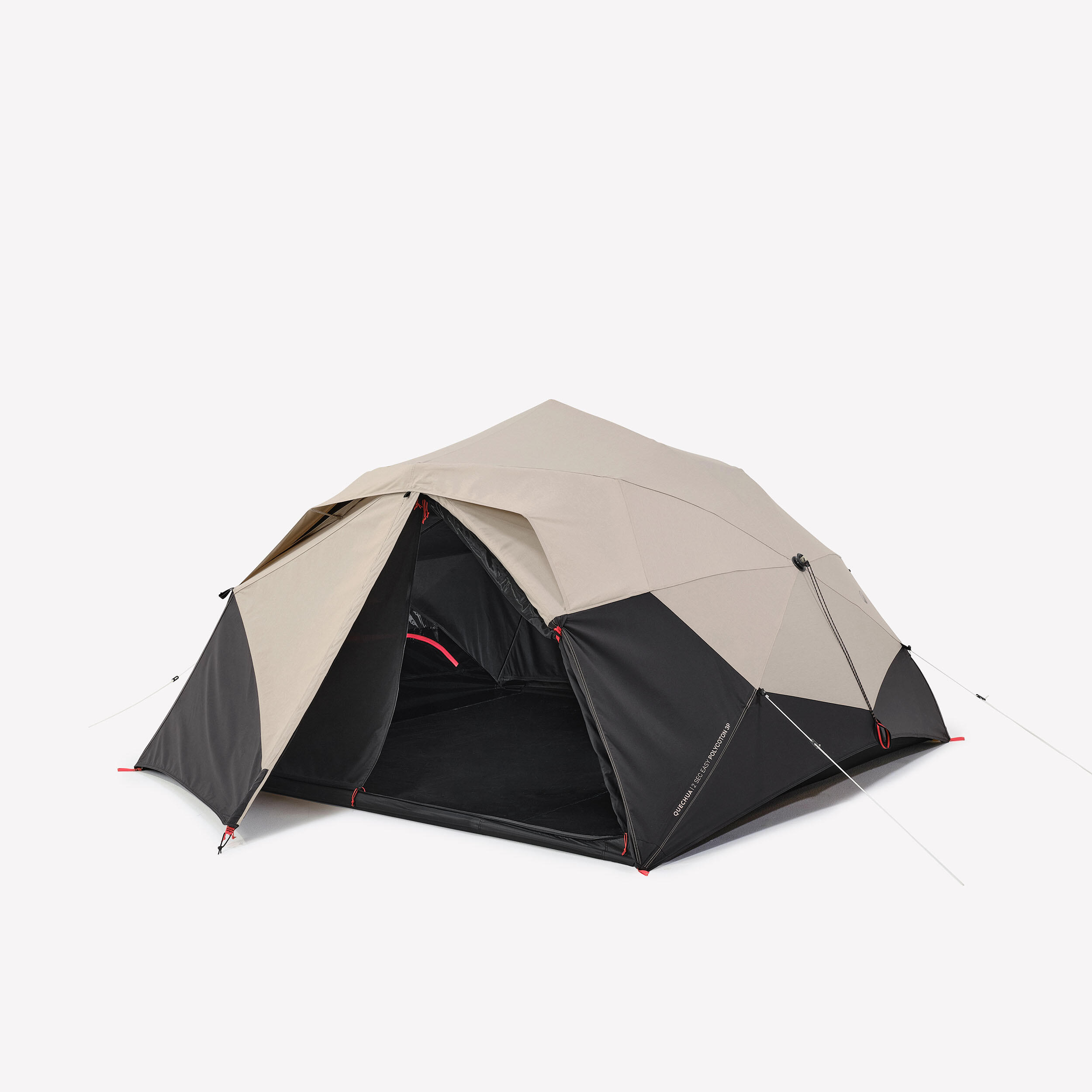 Campingzelt Faltzelt - 2 Seconds Easy für 3 Personen Polybaumwolle