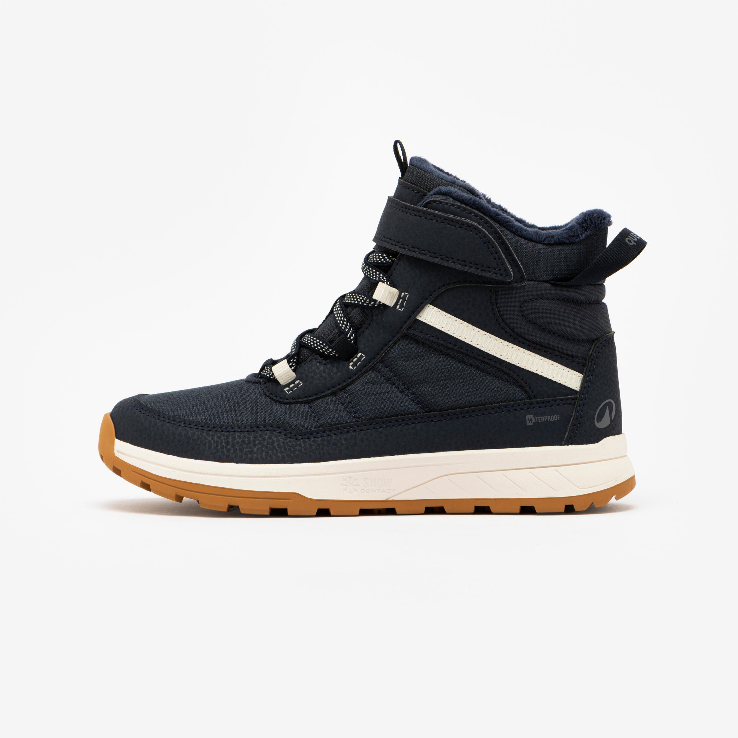 Winterschuhe Kinder Gr. 24–38 warm Synthetik Winterwandern - SH500 blau