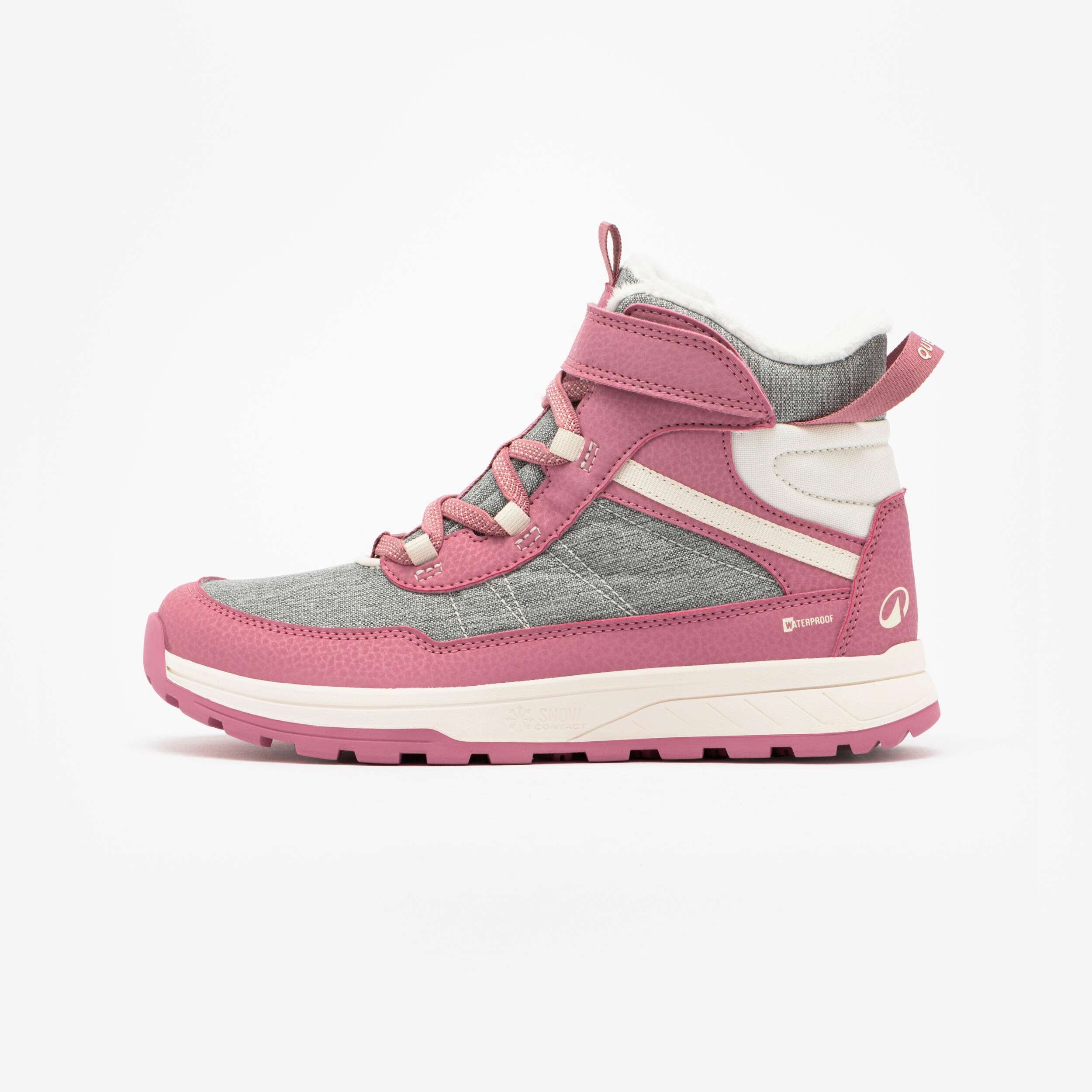 Winterschuhe Kinder Gr. 24–38 Synthetik Winterwandern warm - SH500 rosa