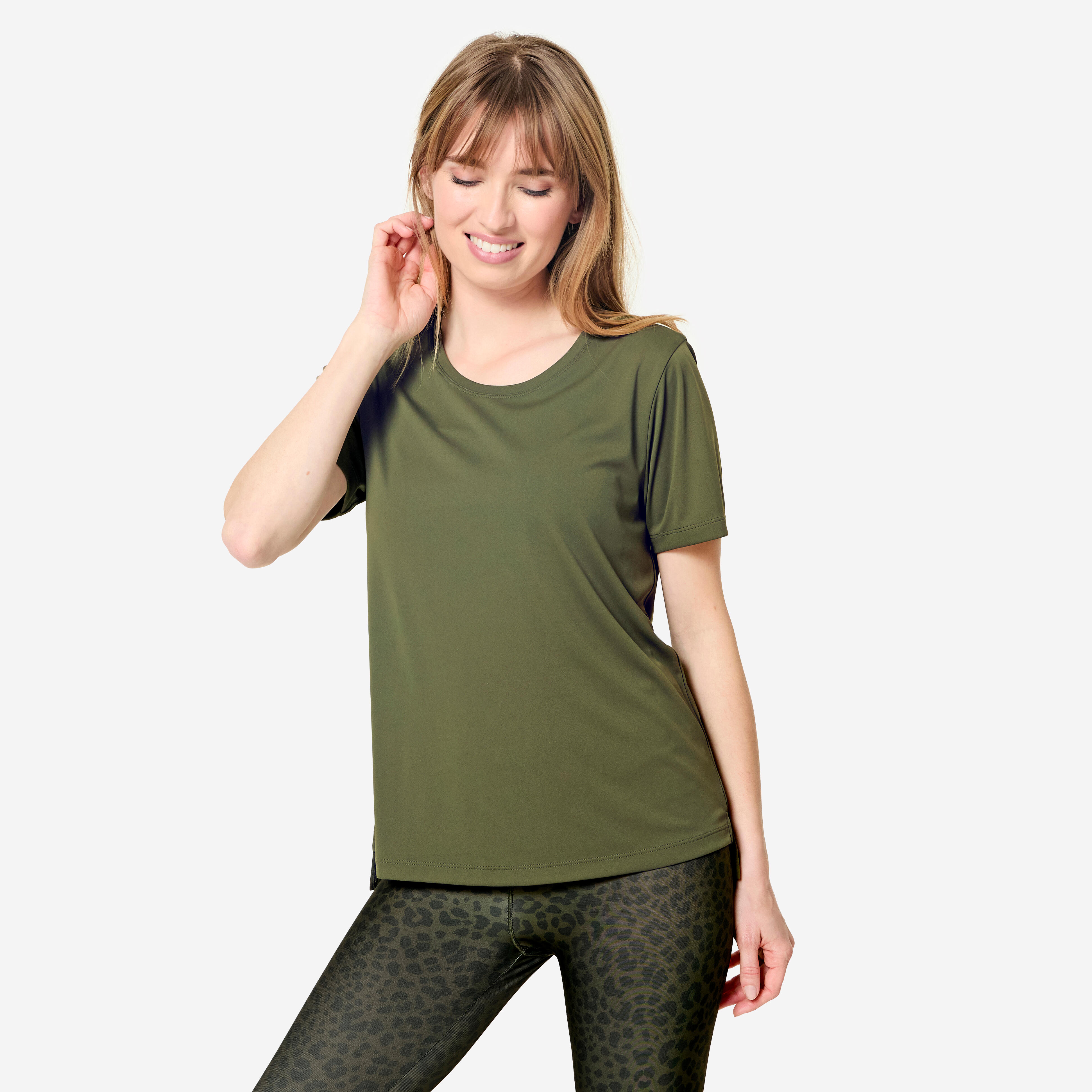 T-Shirt Damen - khaki