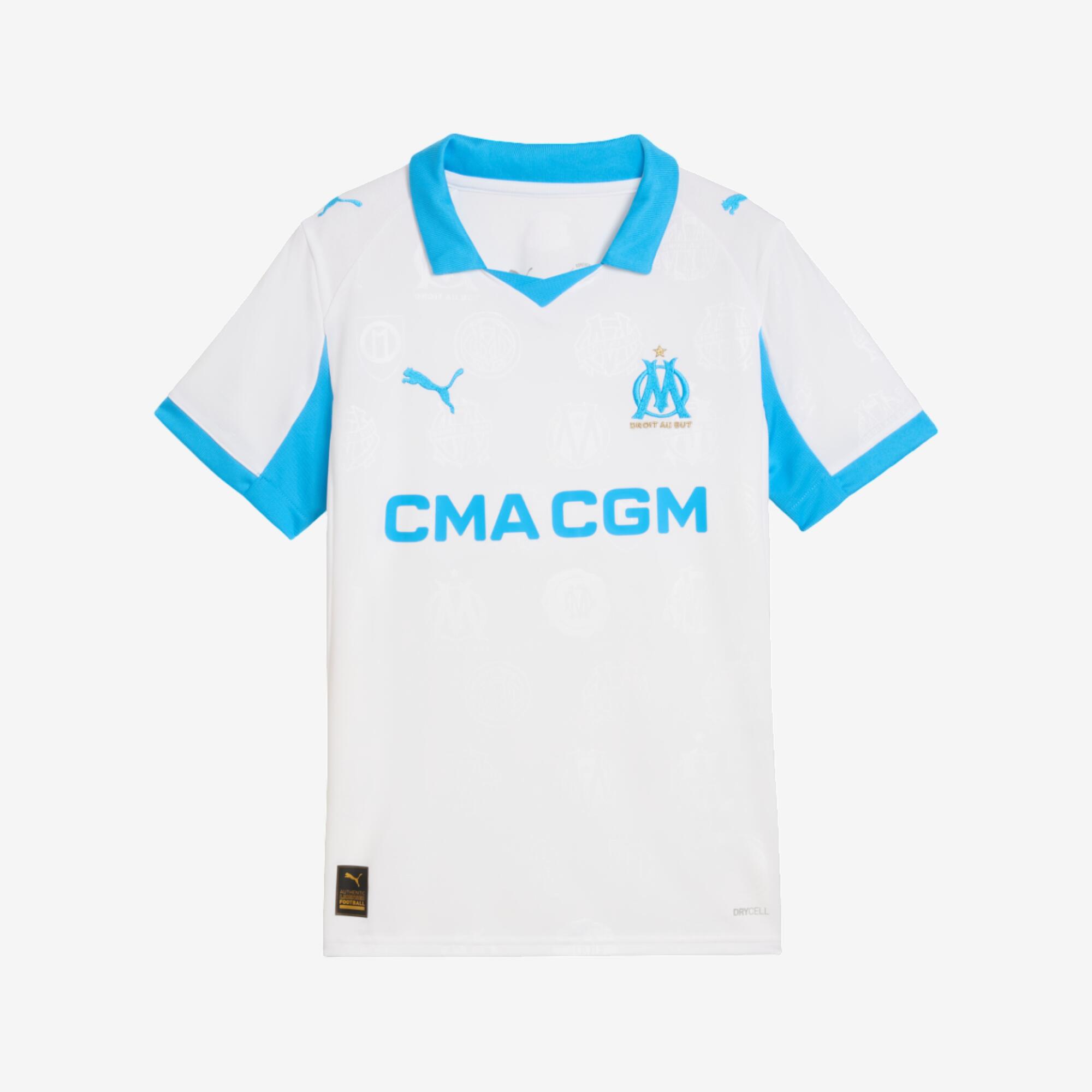 Kinder Fußball Trikot - Offizielles Trikot Olympique Marseille 25/26 Heim