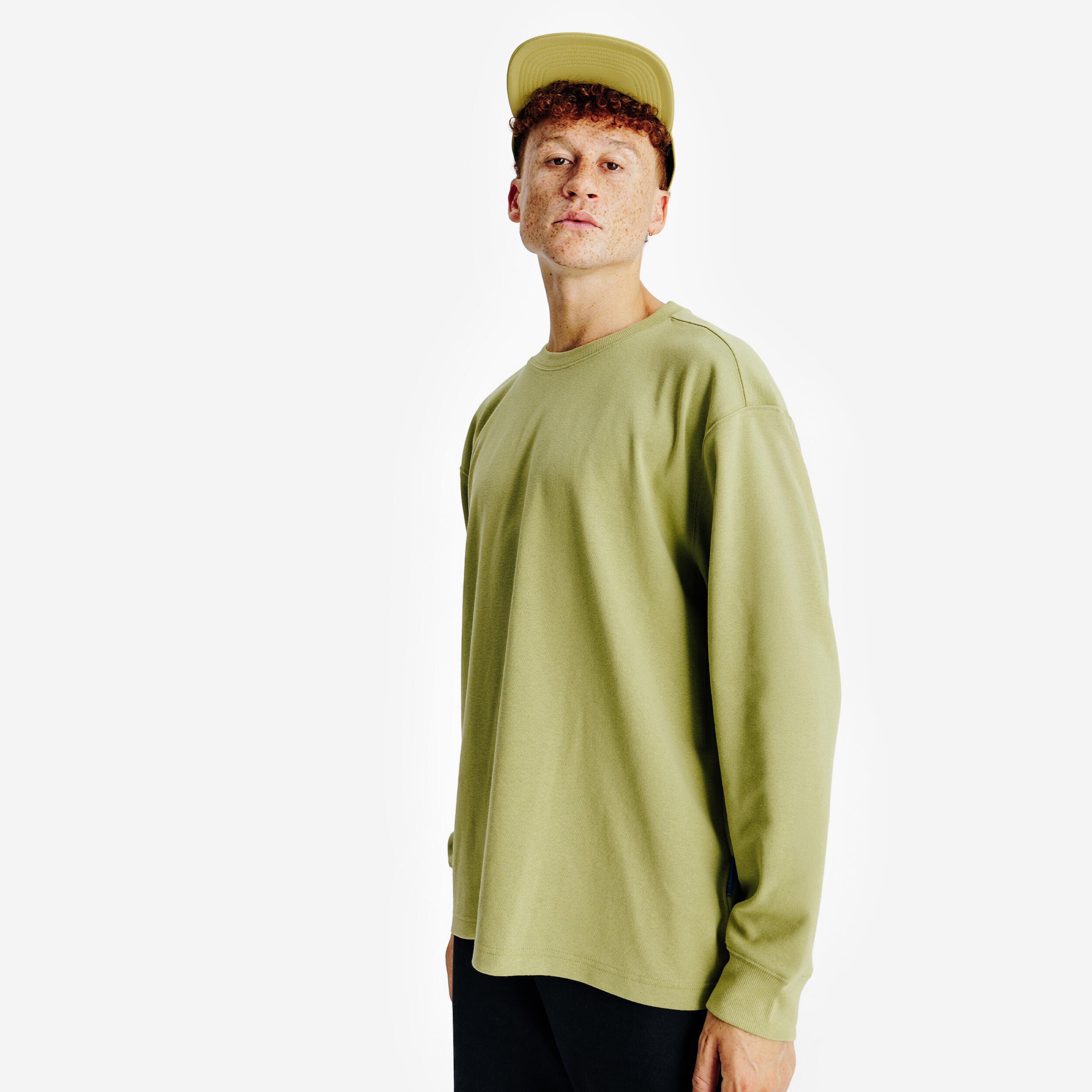 Langarmshirt Herren - Elementals khaki