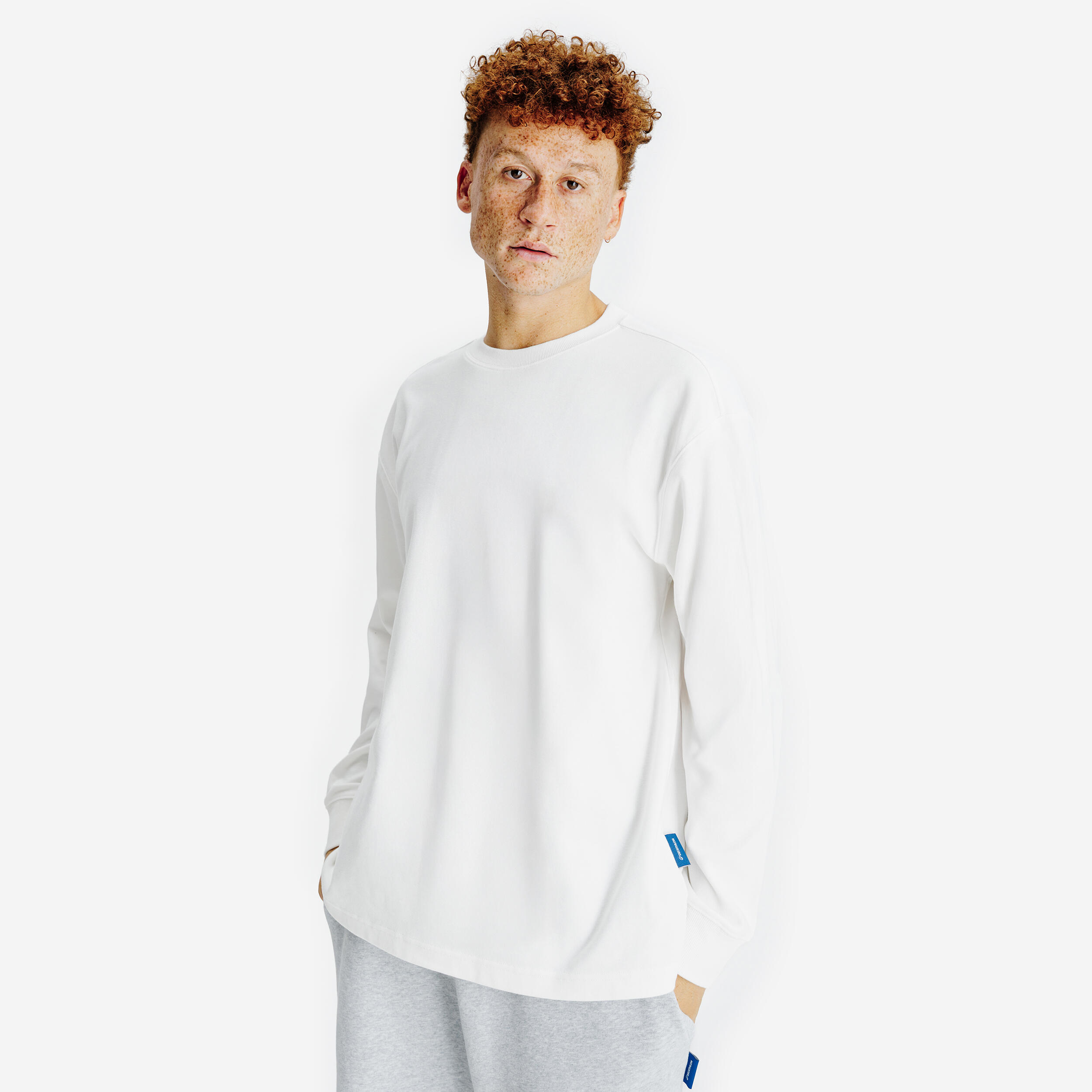 Langarmshirt Herren - Elementals weiß