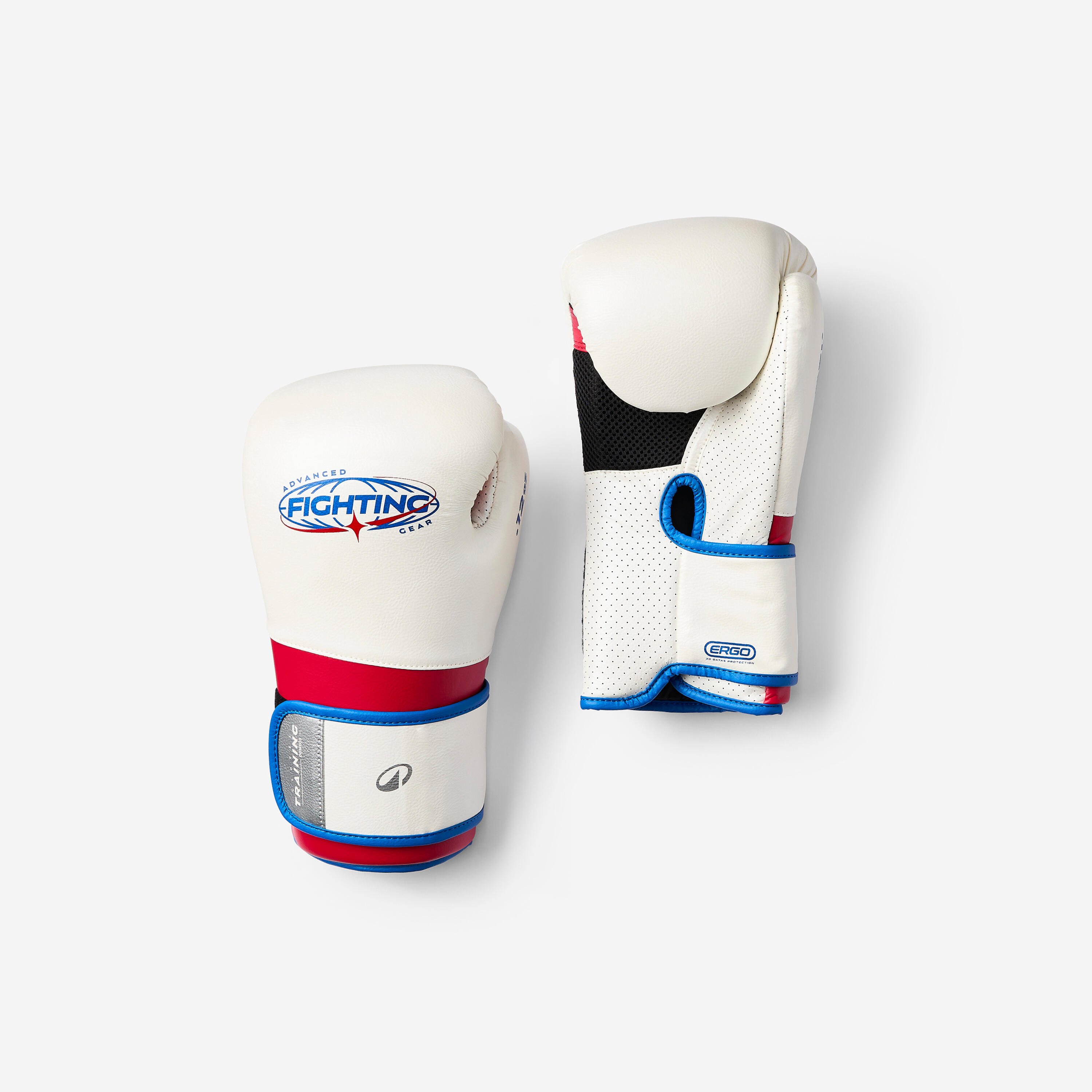 Boxhandschuhe Training mit ergonomischem Schaumstoff - weiß