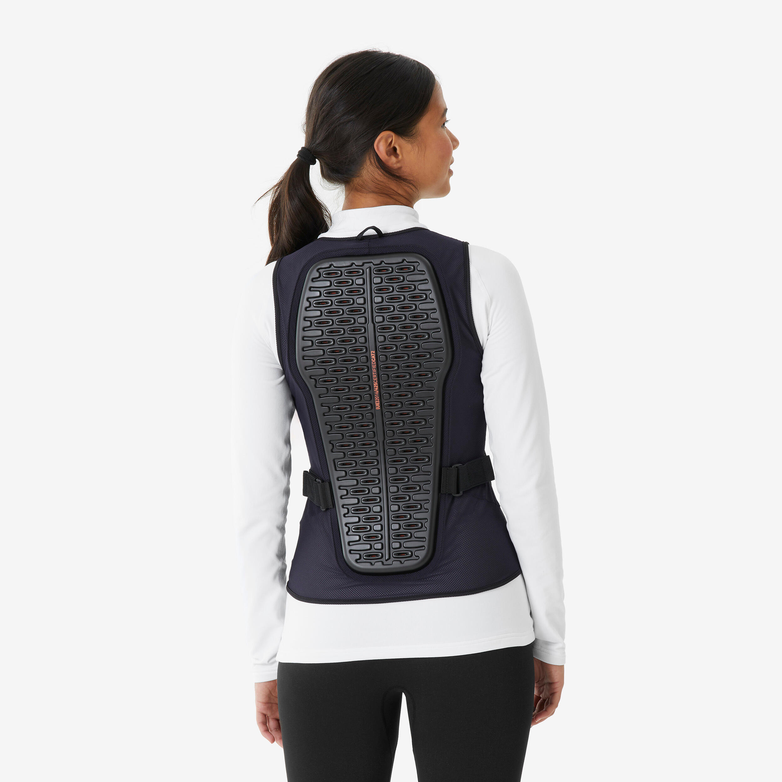 Rückenprotektor Damen MTB Ski Snowboard - DBCK 500 schwarz/blau