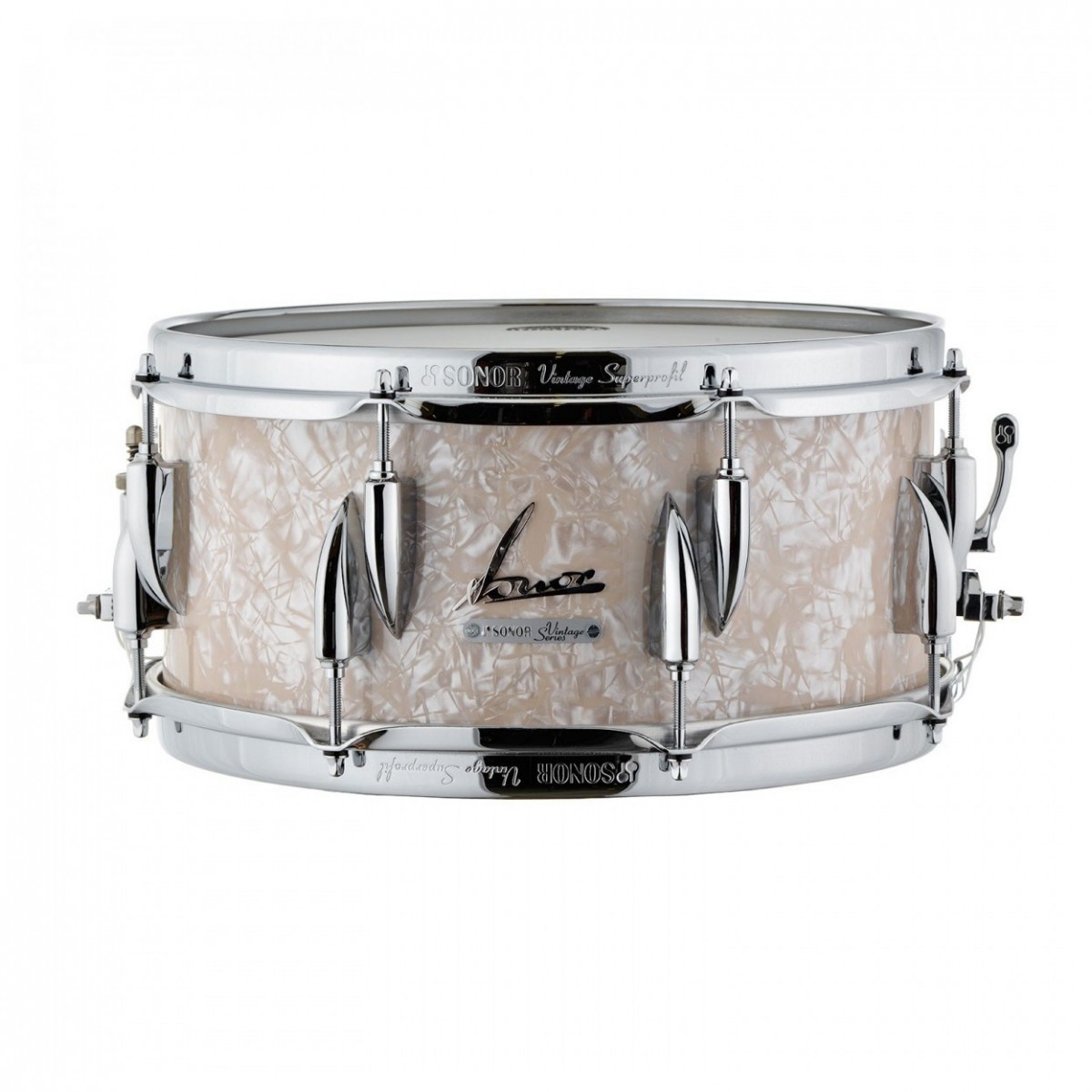 Sonor Vintage 14 x 575 Snare Drum Buche Vintage Pearl