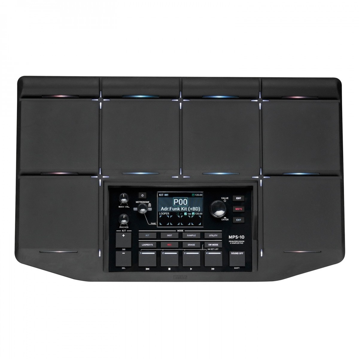 Korg MPS-10 Trommel Sampler Pad