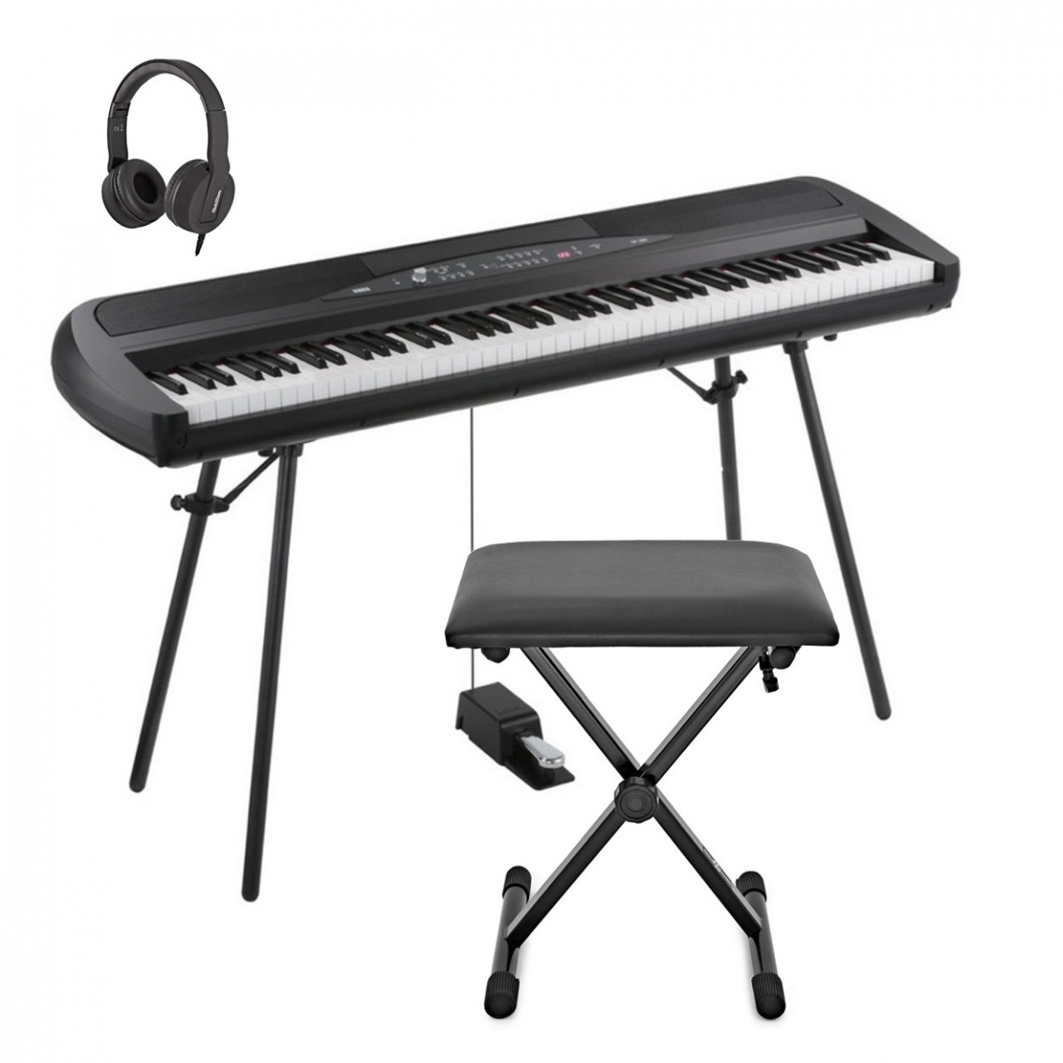 Korg SP-280 Digital Piano Paket schwarz