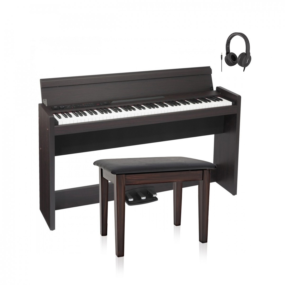 Korg LP-380U Digitalpiano-Bundle Rosenholz Maserung