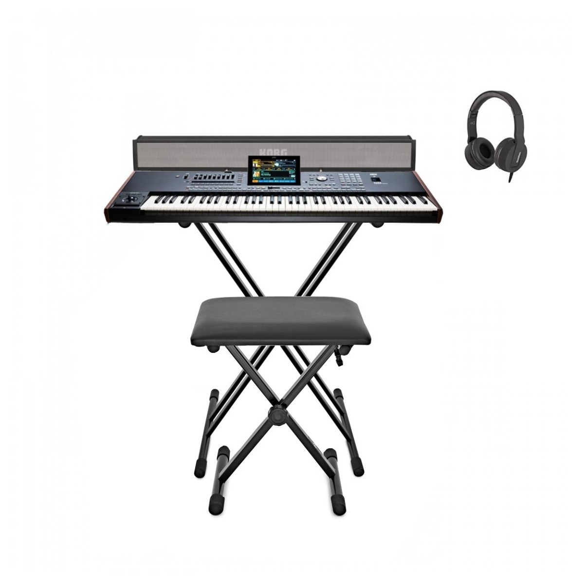 Korg Pa5X 76 Professionelles Arranger Keyboard Paket