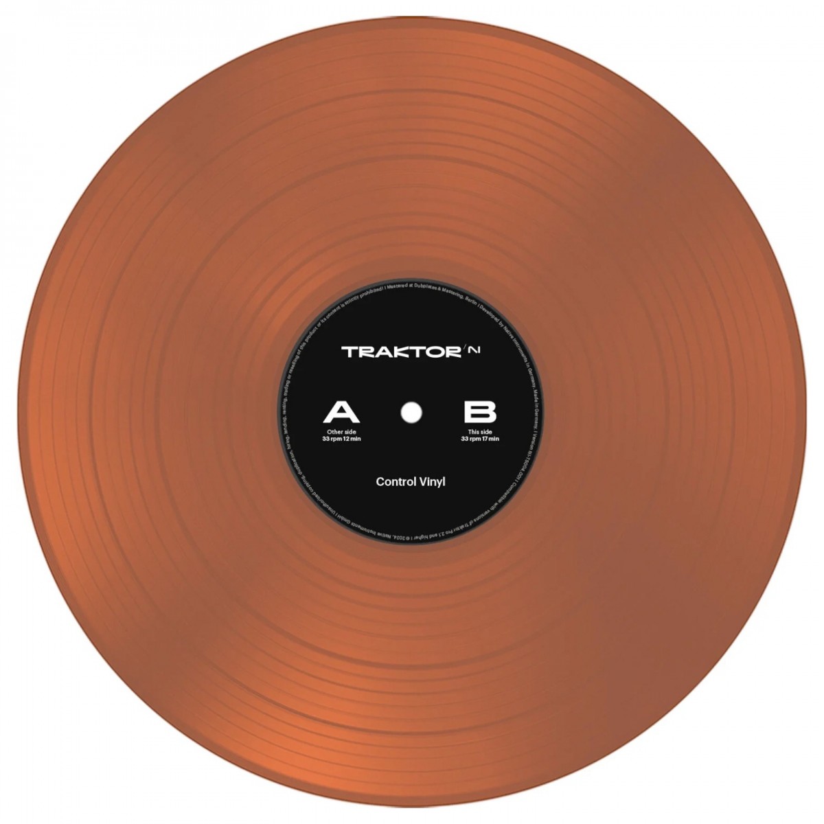 Native Instruments Traktor Control Vinyl Transparent Orange