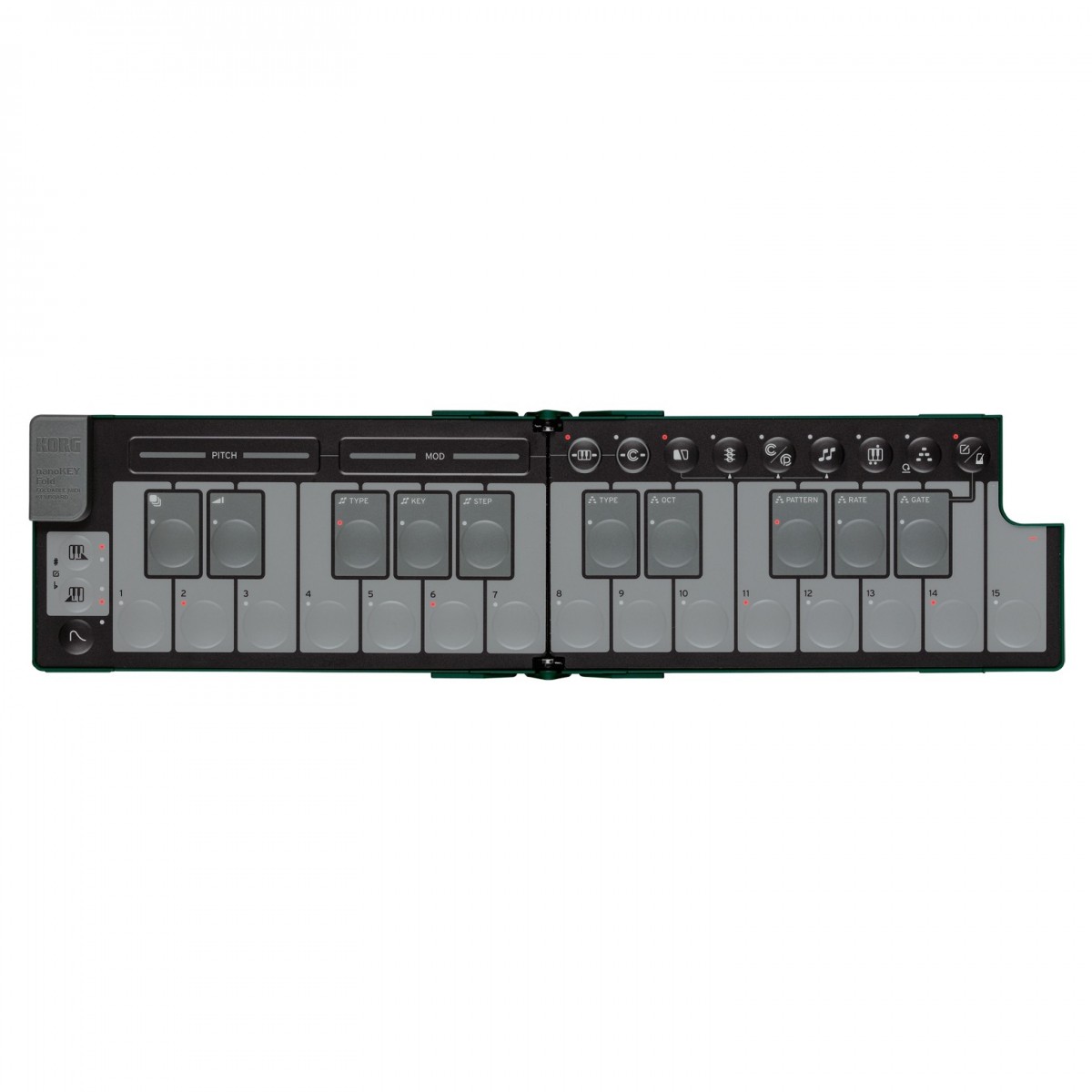 Korg nanoKEY Fold Alpine Grün