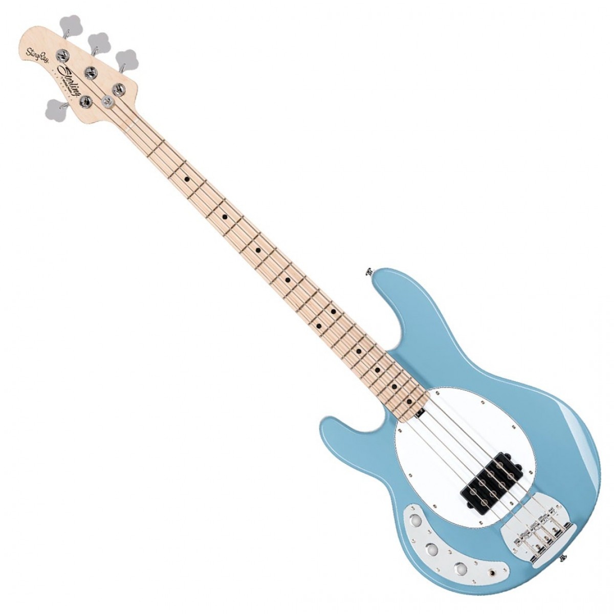 Sterling Stingray Ray4 Bass Linkshänder Chopper Blau