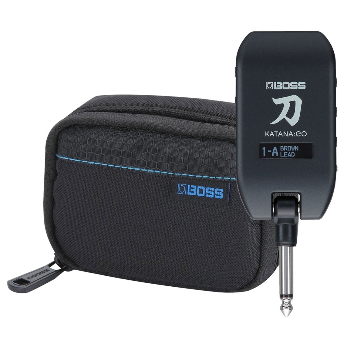 Boss Katana Go Kopfhörerverstärker für Gitarre und Bass mit Tasche