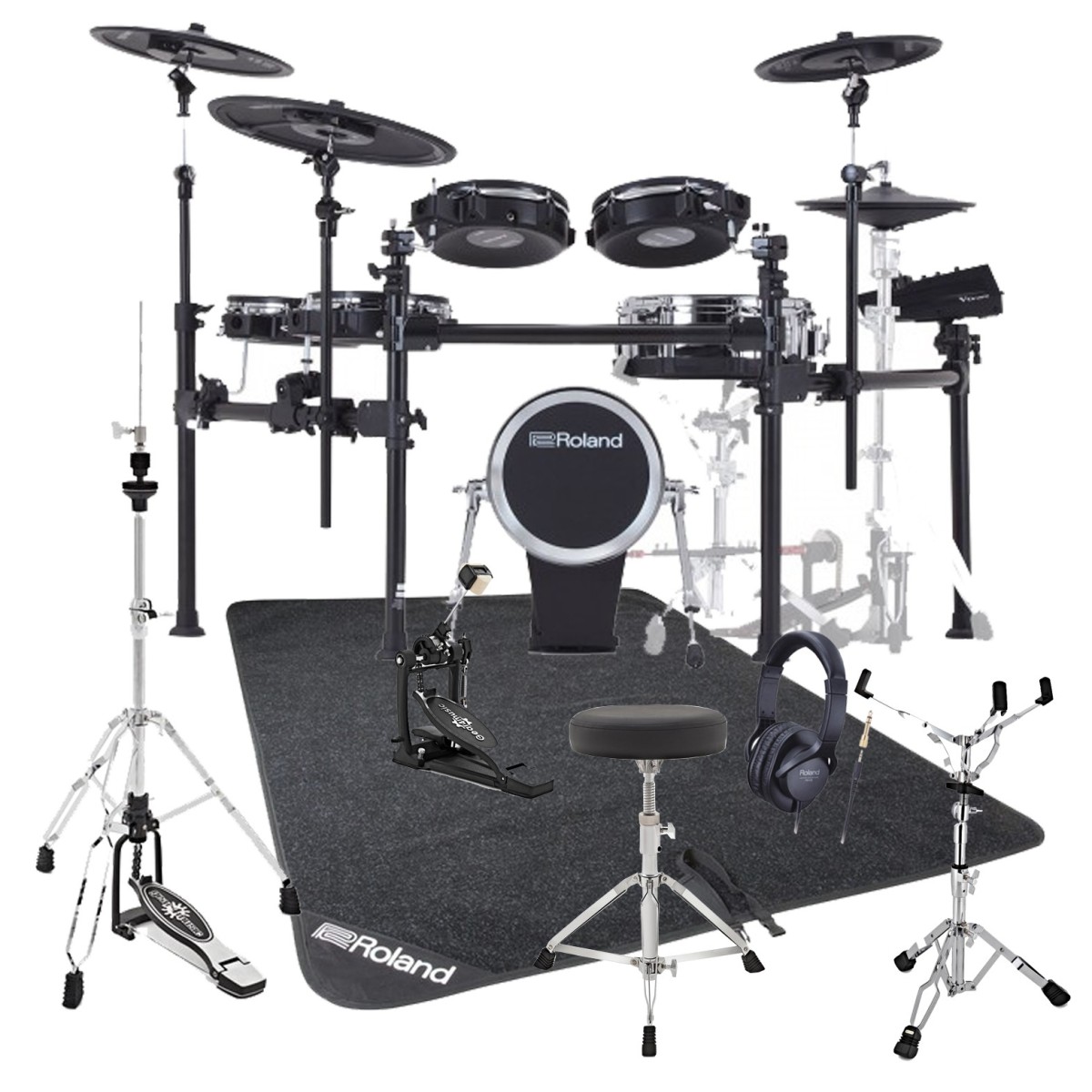 Roland TD713 V-Drums Elektronisches Schlagzeug Bundle