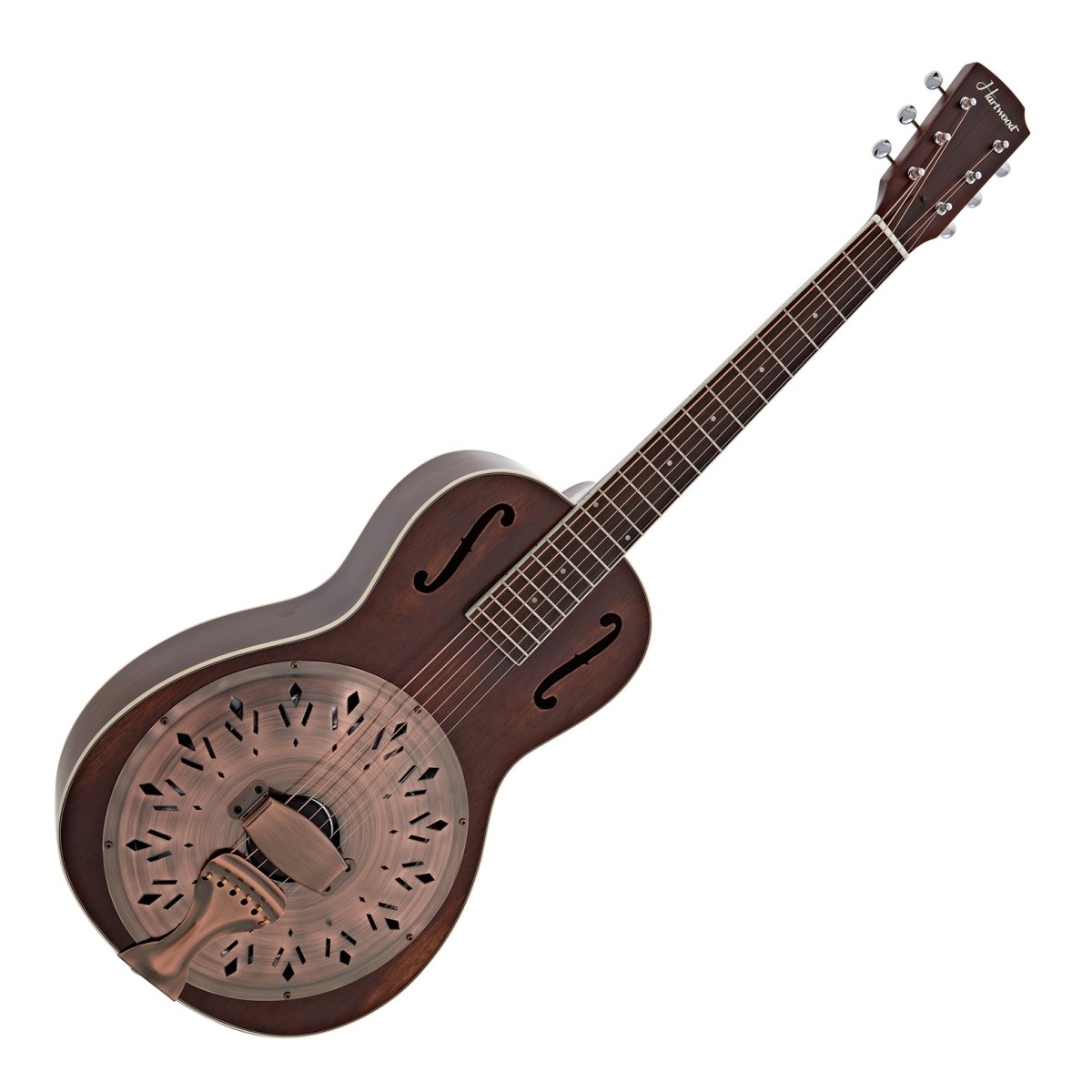 Hartwood Resonator-Studiogitarre Tabak