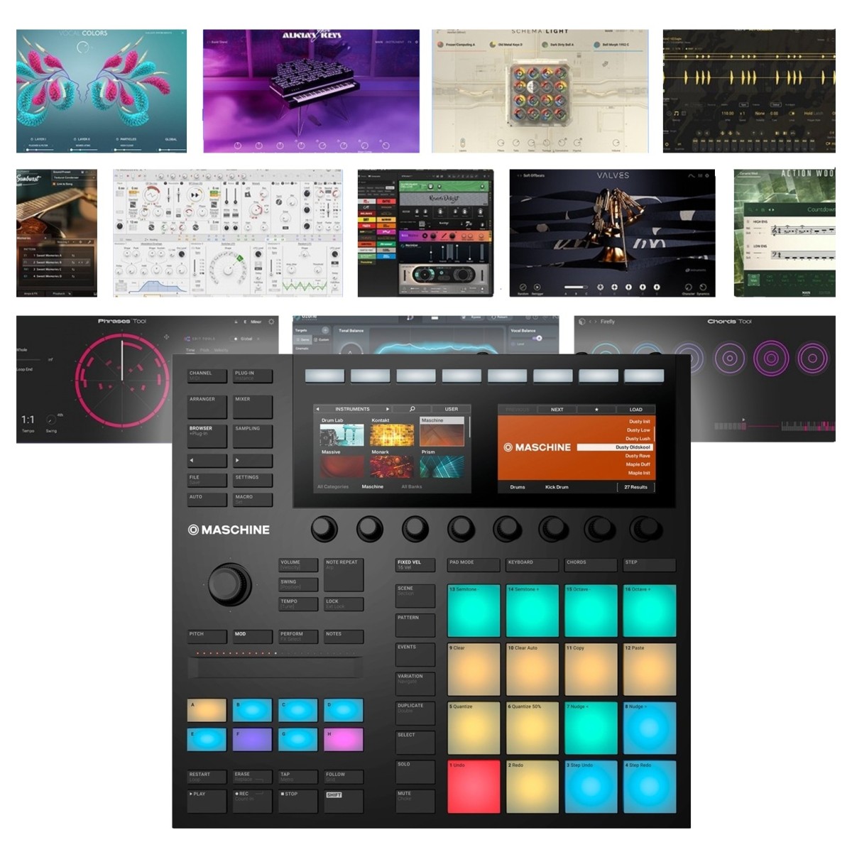 Native Instruments Maschine MK3 mit Upgrade auf Komplete 15 Ultimate