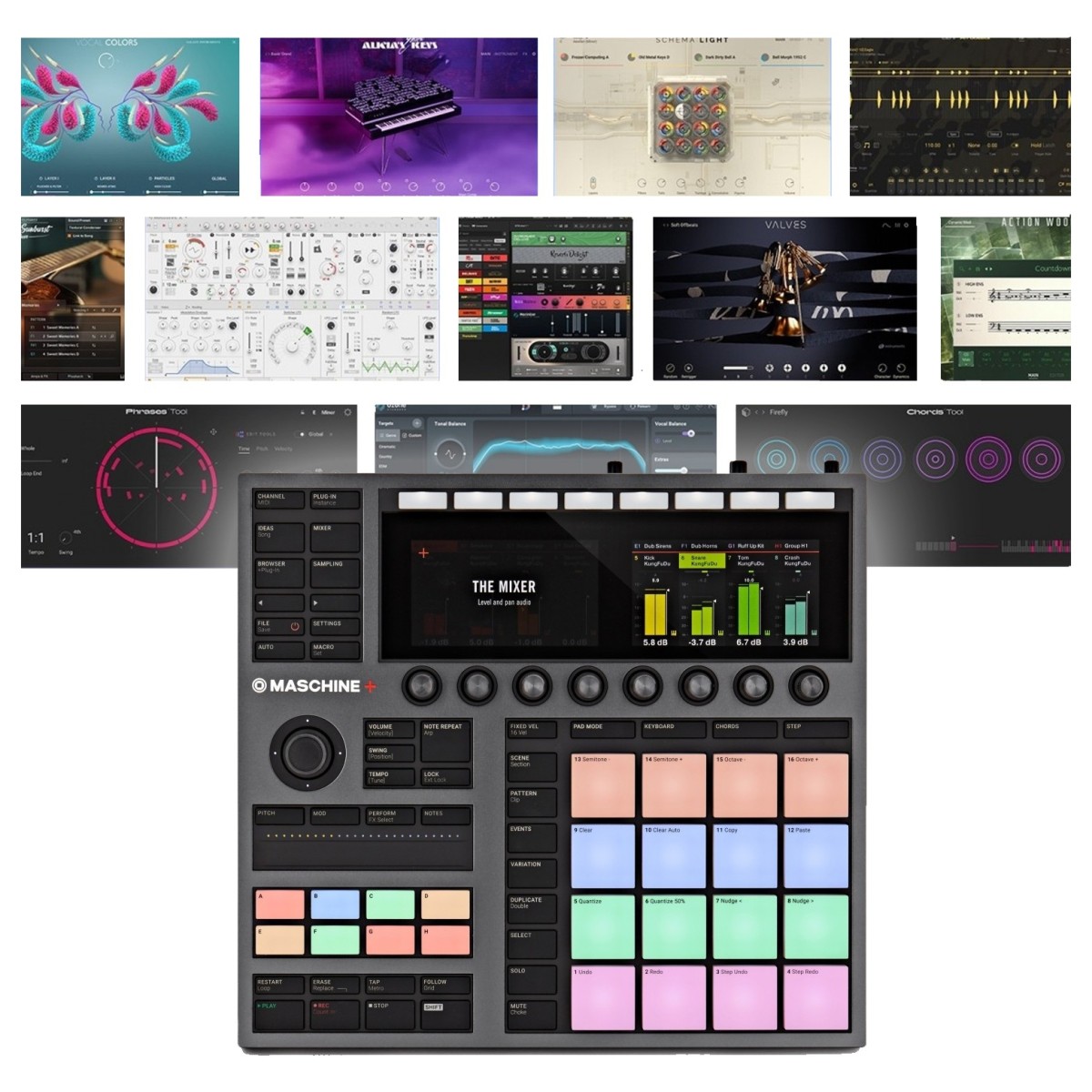 Native Instruments Maschine+ mit Komplete 15 Ultimate