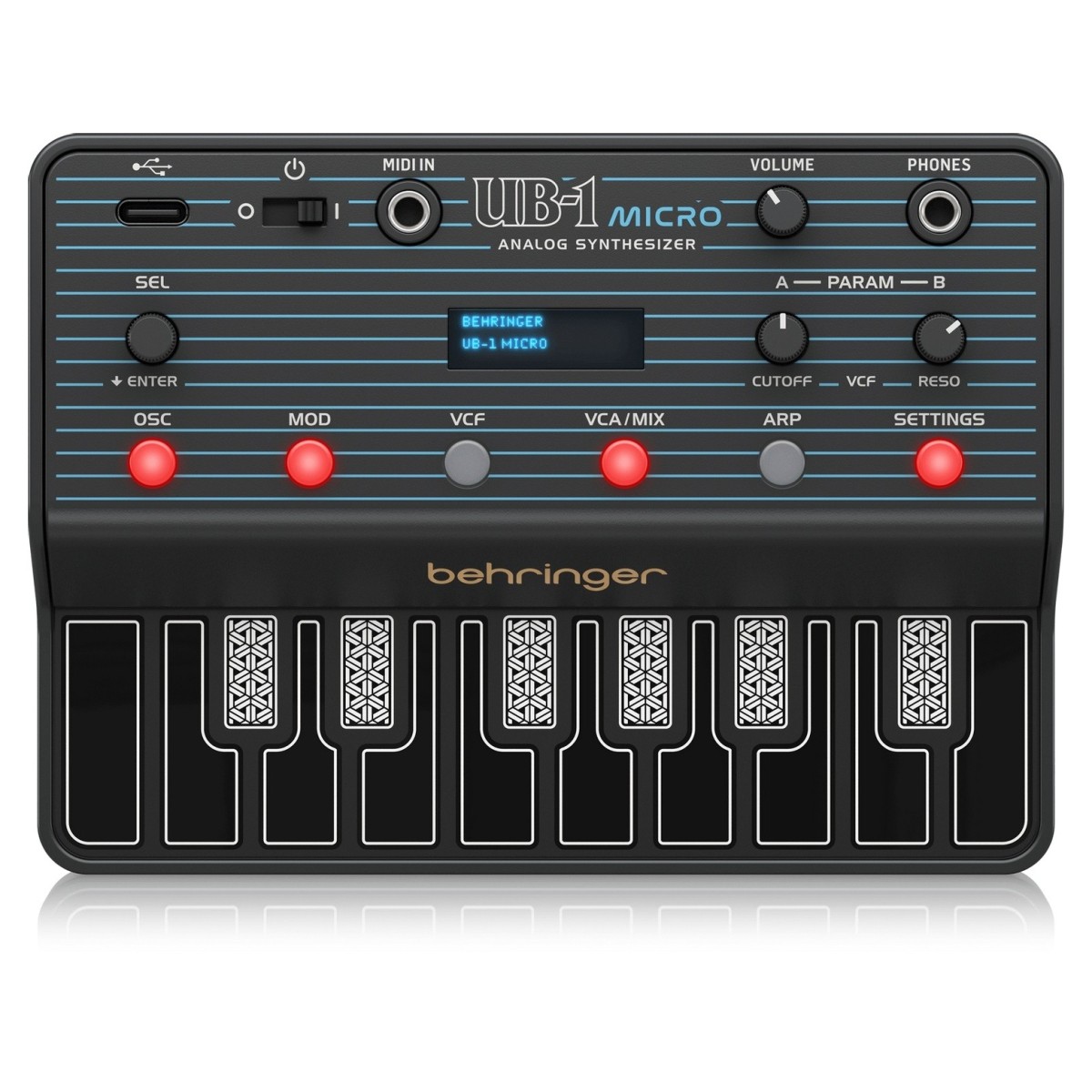 Behringer UB-1 MICRO Tragbarer Analog-Synthesizer