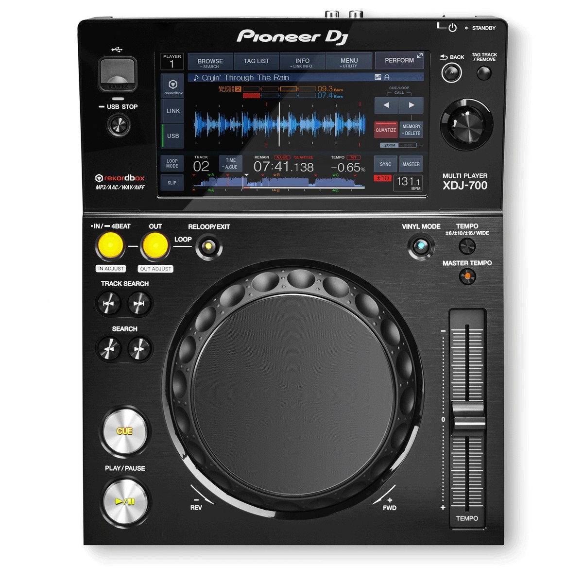 Pioneer XDJ-700 Digitaler Player mit Touchscreen