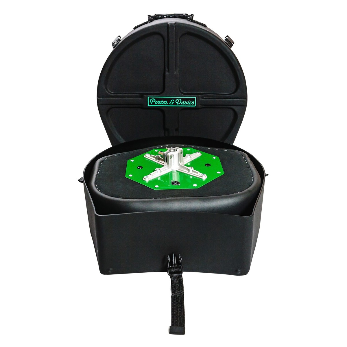 Porter & Davies Hardcase Drummer-Sitz Case für extrabreite Drummer-Sitz Top