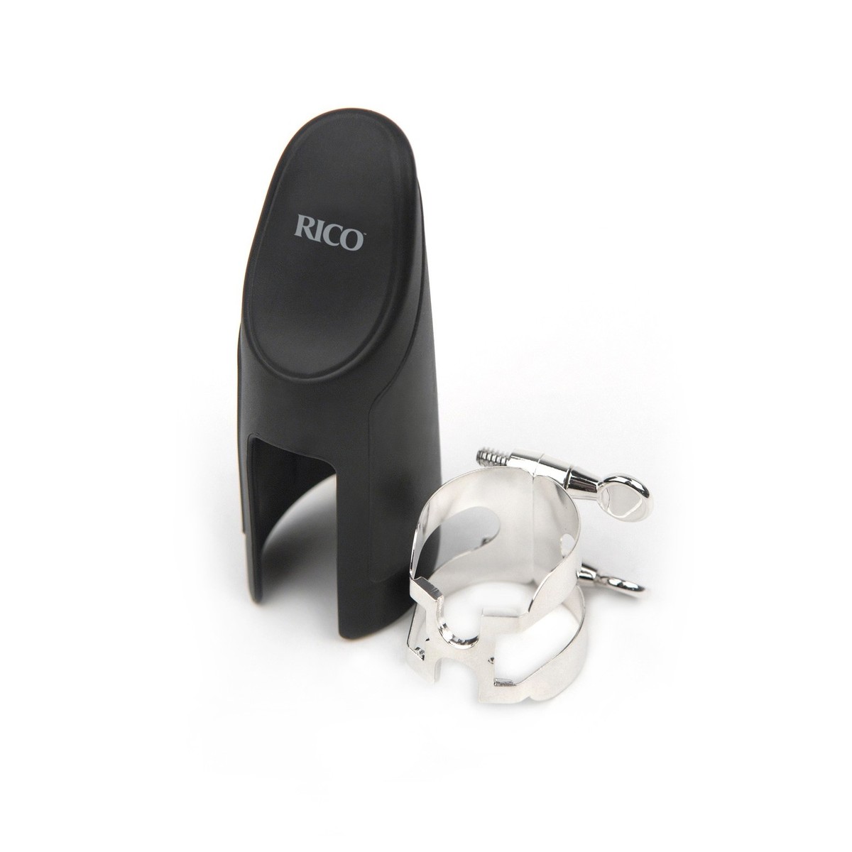 Rico by DAddario H-Ligatur für Alto Saxophon versilbert