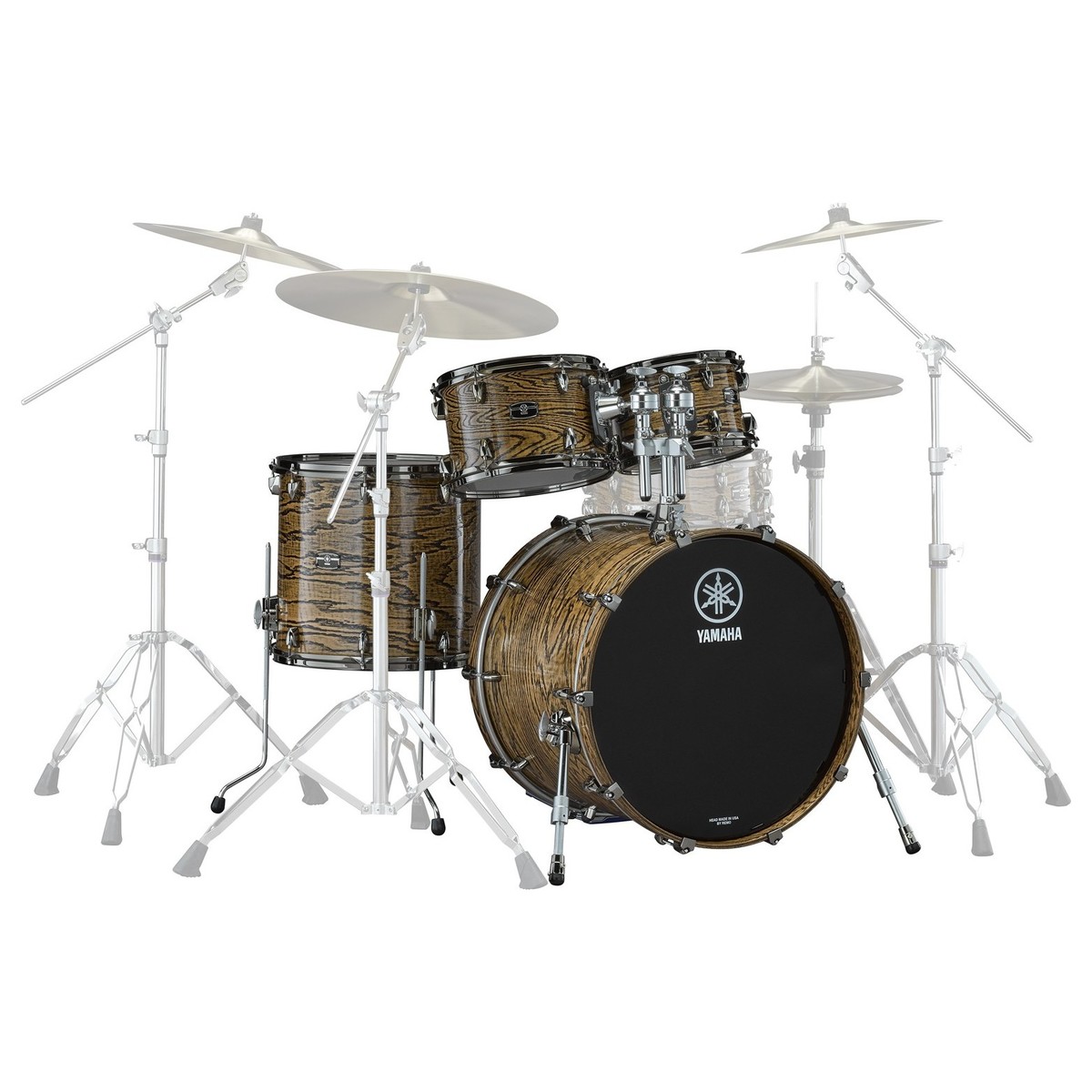 Yamaha Live Custom Hybrid Oak 22 4-teiliger Kesselsatz Natural