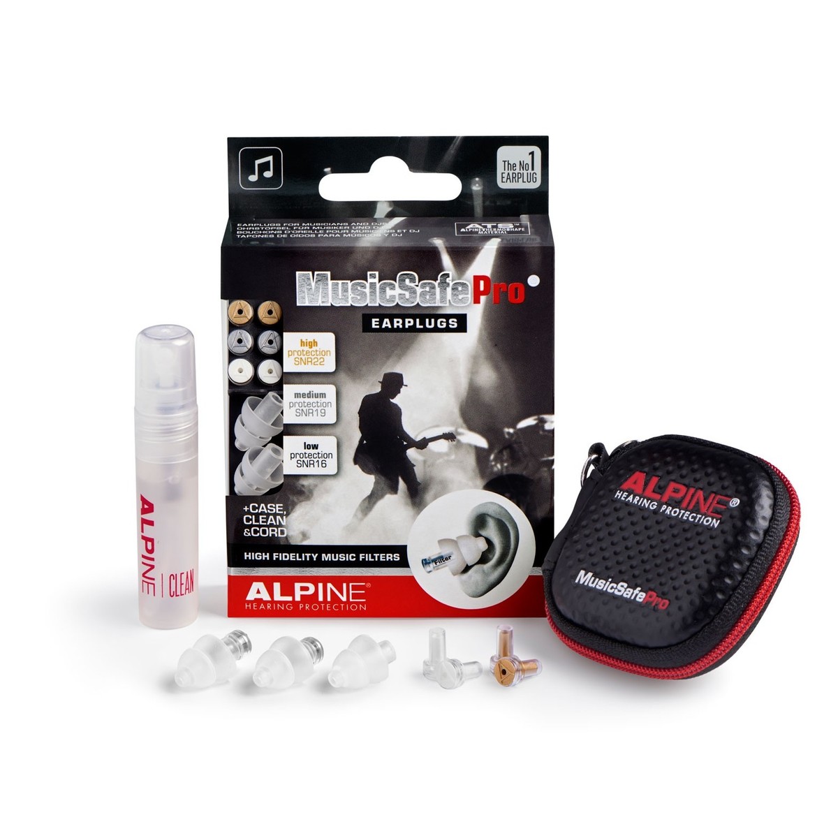 Alpine MusicSafe Pro Ohrstöpsel Transparent