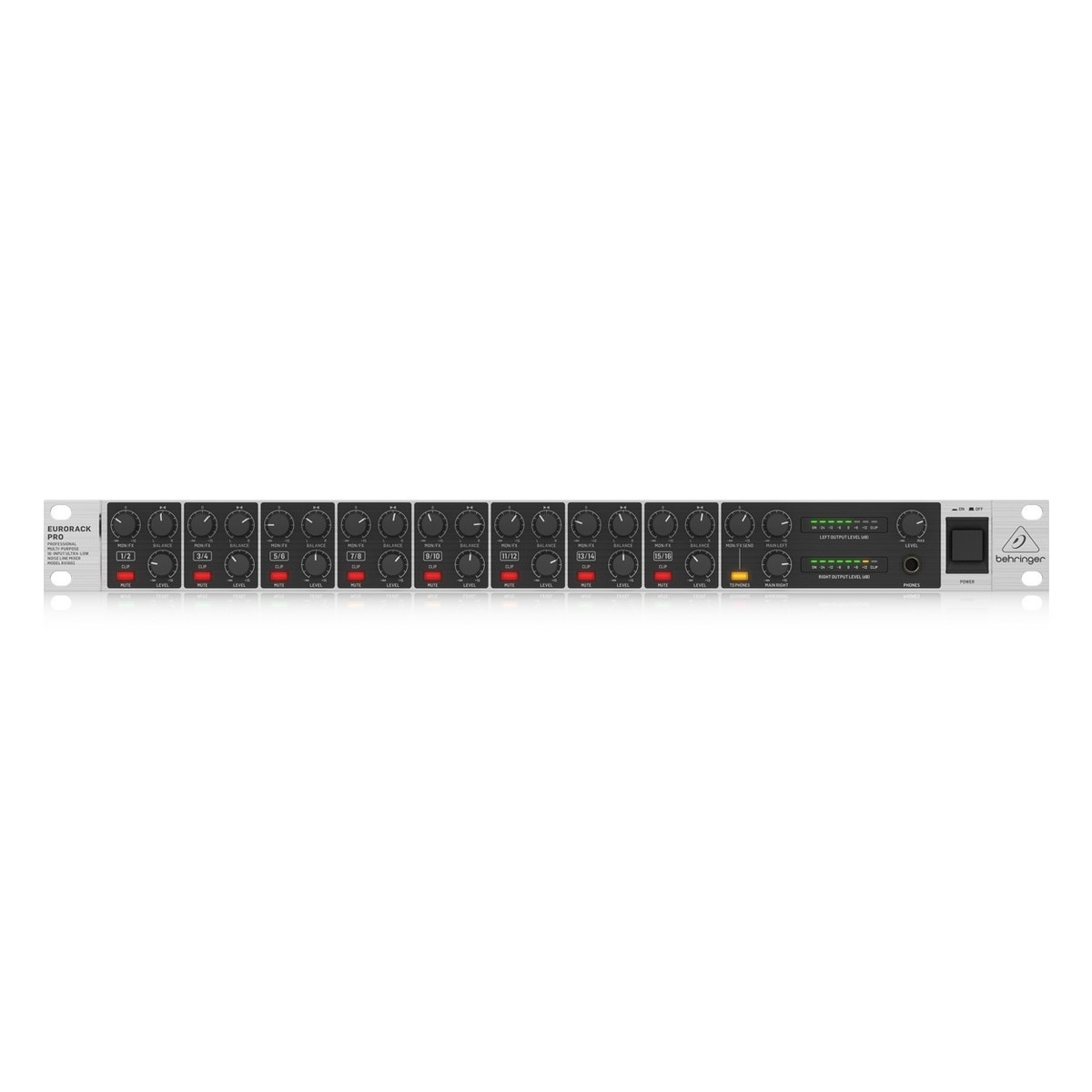 Behringer Eurorack Pro RX1602 V2 Rackmount Line Mixer