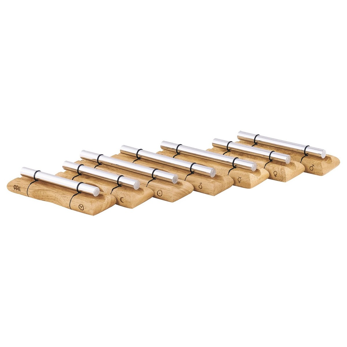 Meinl Planetengestimmtes Energie-Glockenspiel Chakra-Set 7 Energie-Glockenspiele