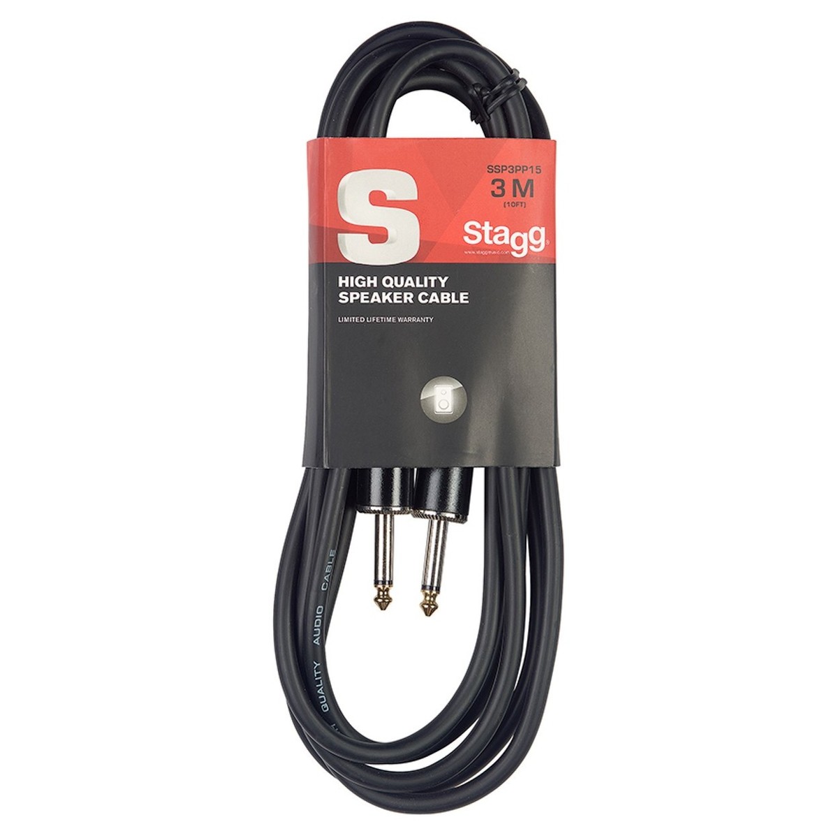 Stagg Jack-Jack Lautsprecherkabel 3m lang