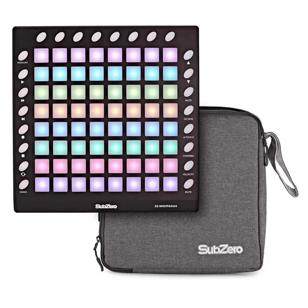 SubZero ControlPad64 MIDI-Pad-Controller mit Tasche