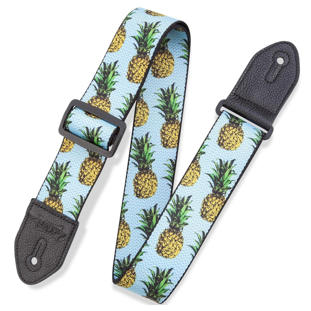 Levys MP2FS-001 Prints Polyester mit Lederenden 2' Obstsalat Ananas