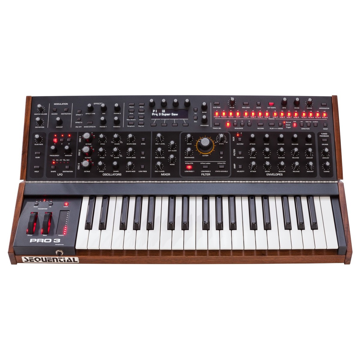 Sequential Pro 3 Monophoner Synthesizer mit Multi-Filter-Design Special Edition
