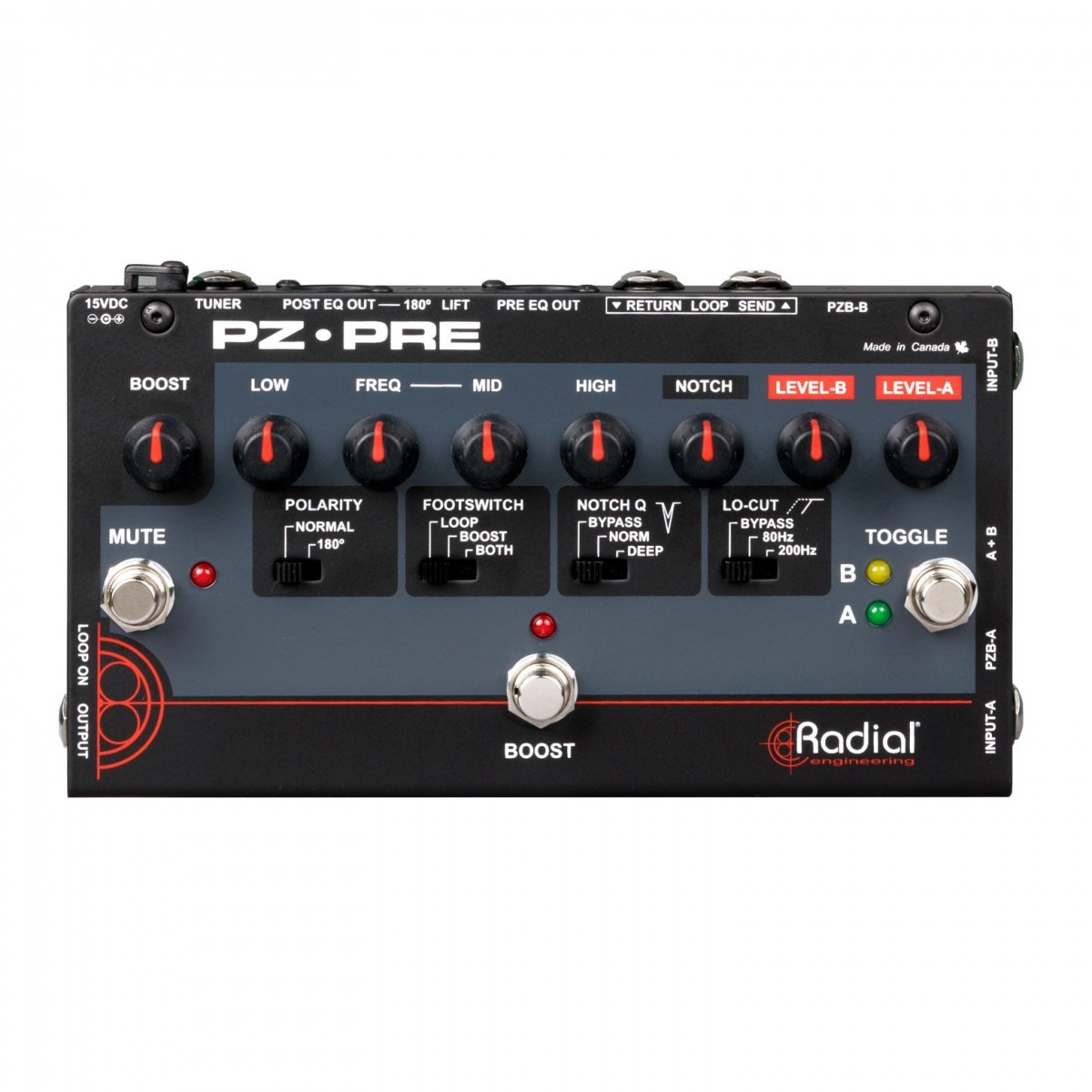 Radial Tonebone PZ-Pre akustische Pre-amp
