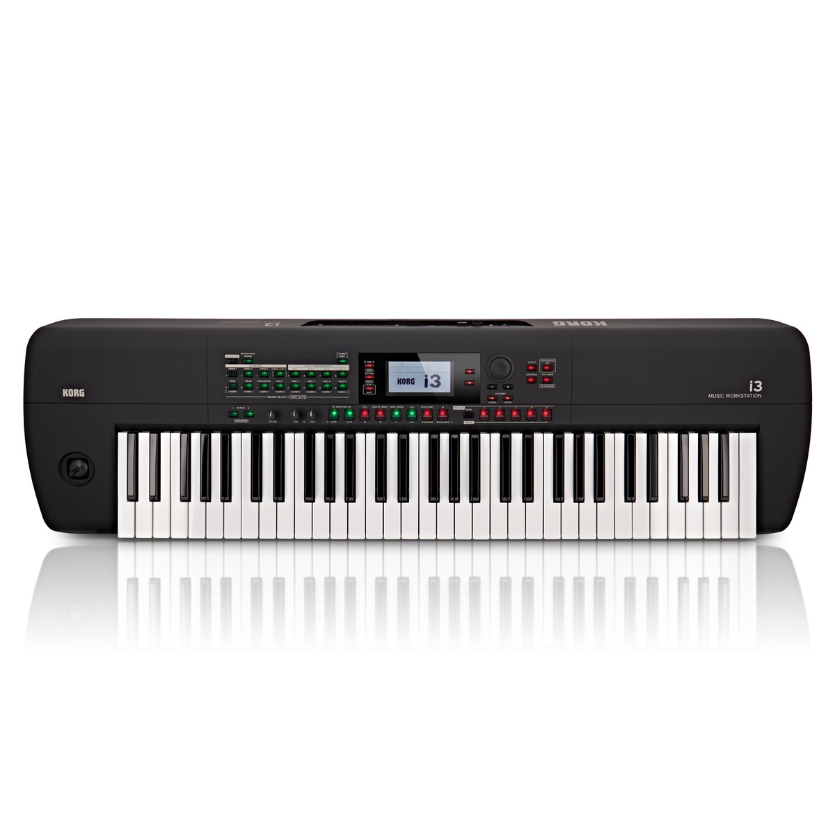 Korg I3 Tragbare Arranger-Workstation Schwarz