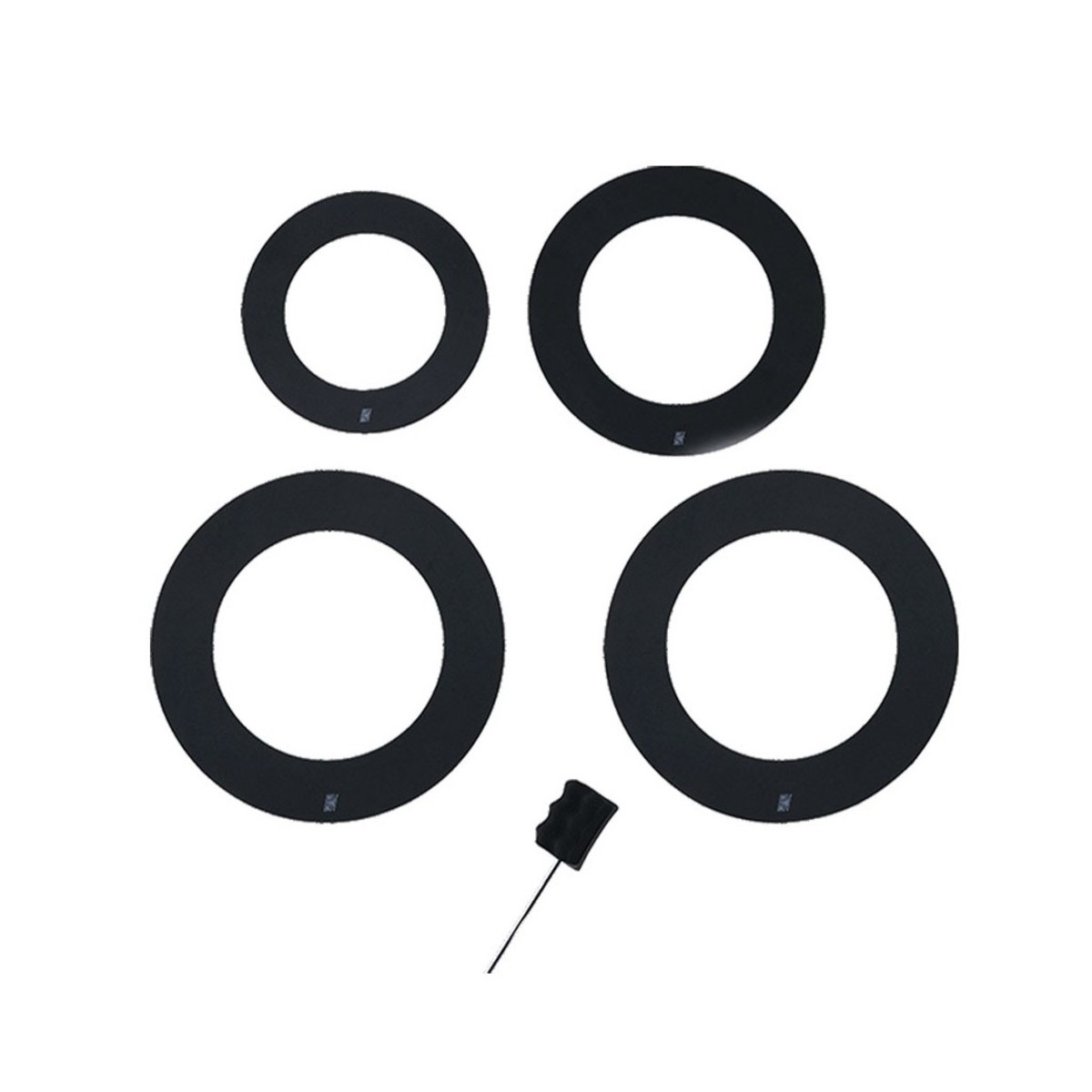 Tama Soft Sound Ring Set 10-12-14-16' m/Half Sound Bass Drum Beater