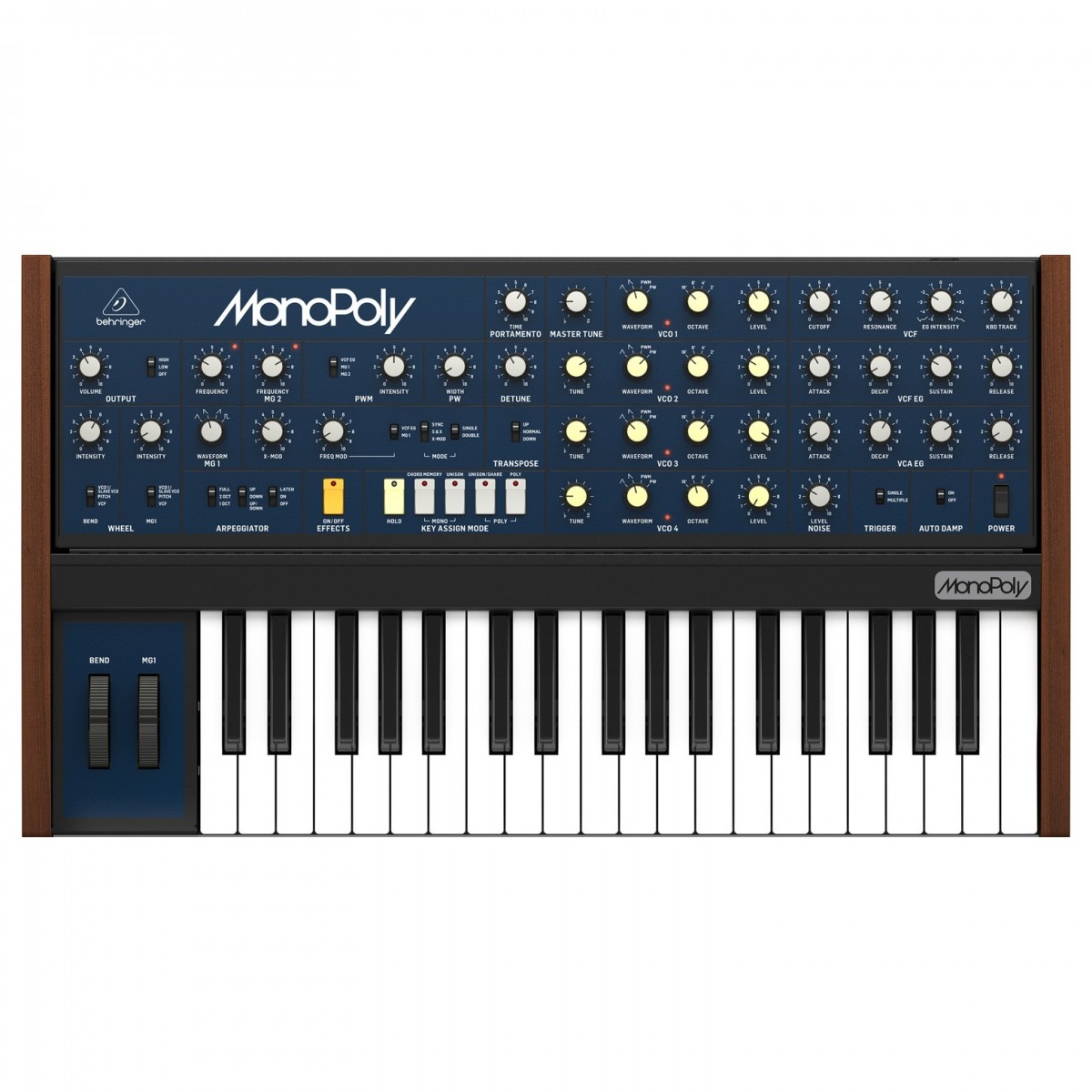 Behringer MonoPoly 4-stimmiger analoger polyphoner Synthesizer