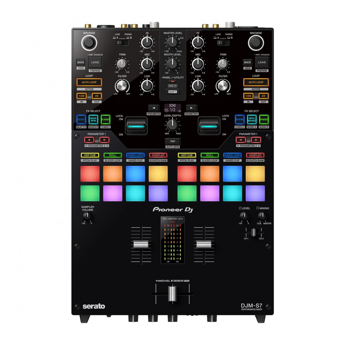 Pioneer DJM-S7 2-Kanal-Scratch-Style DJ-Mixer