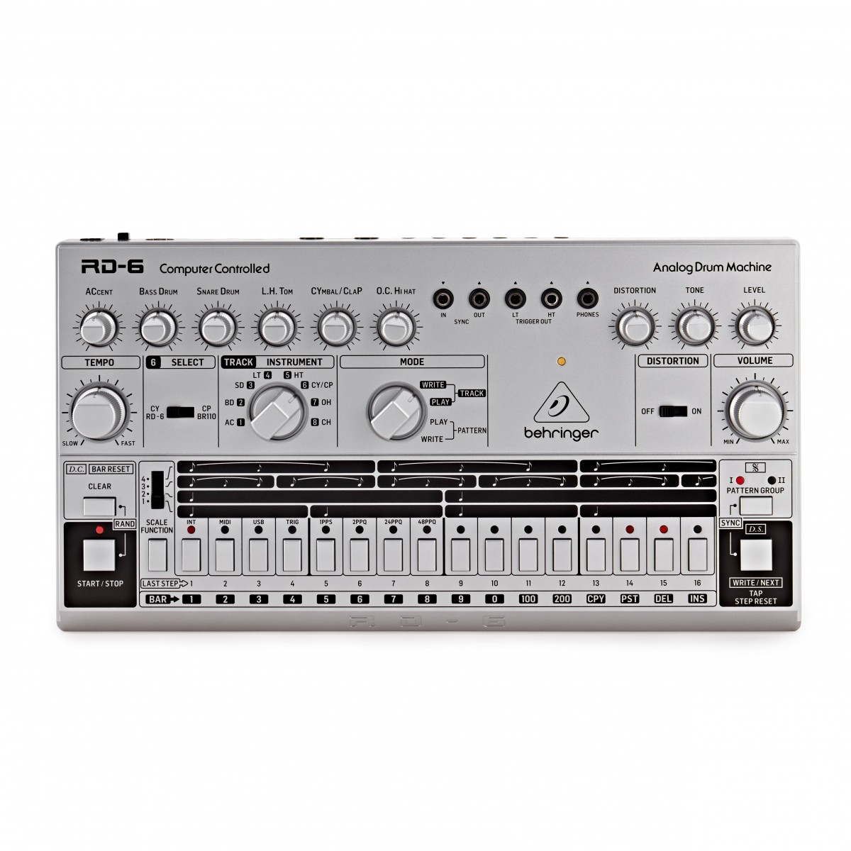 Behringer RD-6 Drum Machine silber