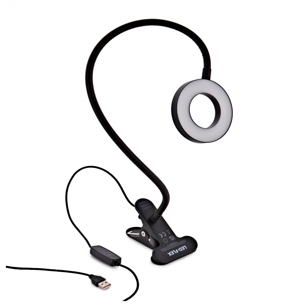 Flexibles 3' LED-Ringlicht von Gear4music