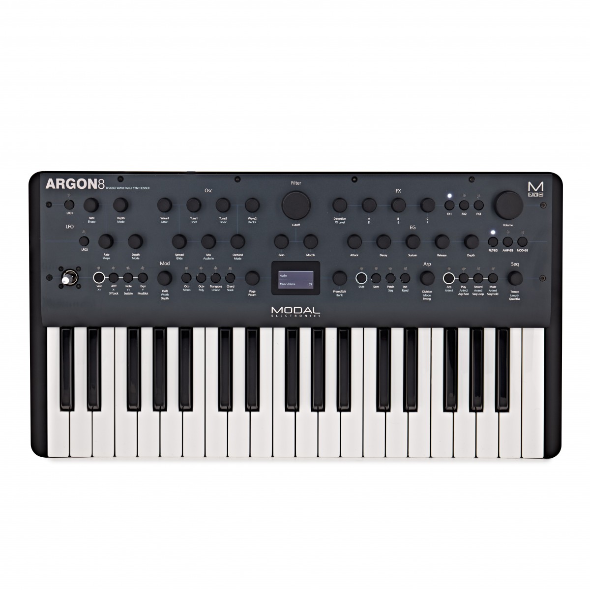 Modal Argon8 8-stimmiger polyphoner Wavetable Synthesizer