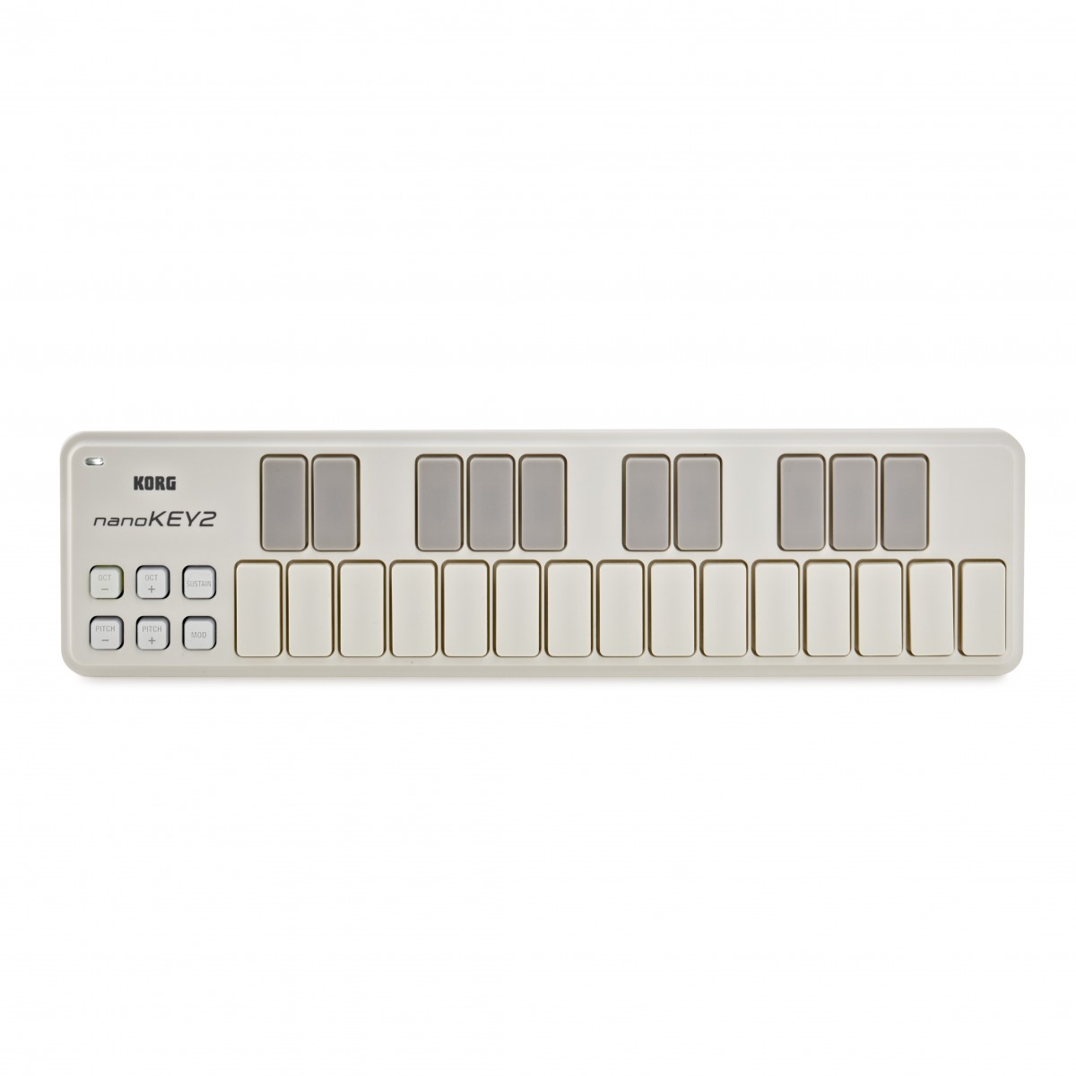 Korg nanoKEY2 USB MIDI-Controller weiß