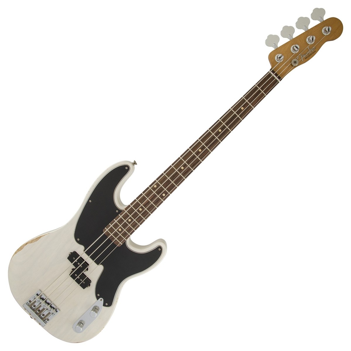 Fender Mike Dirnt Road Worn Precision Bass RW White Blonde