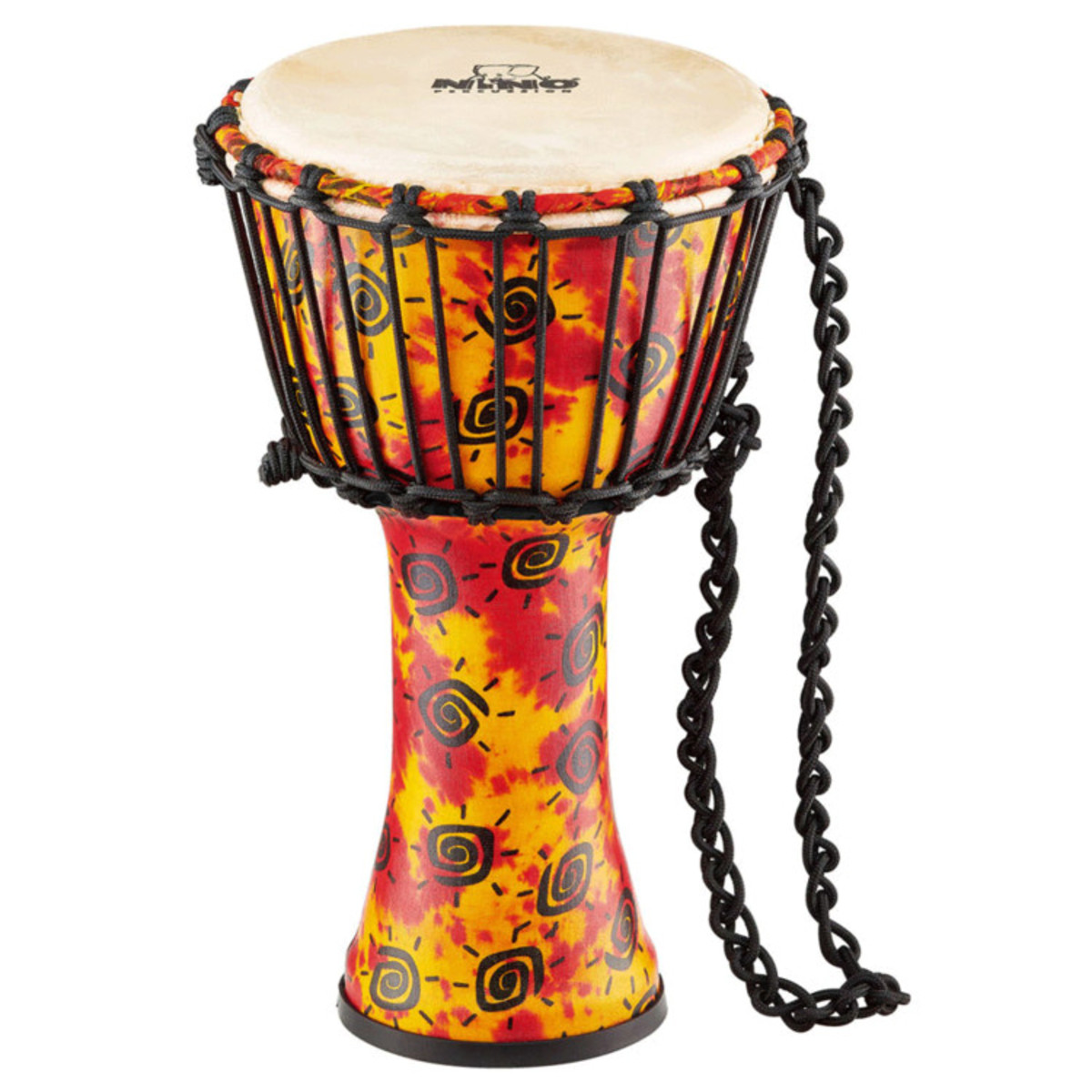 Nino Rope Tuned Synthetic Djemben mit Ziegenkopf klein