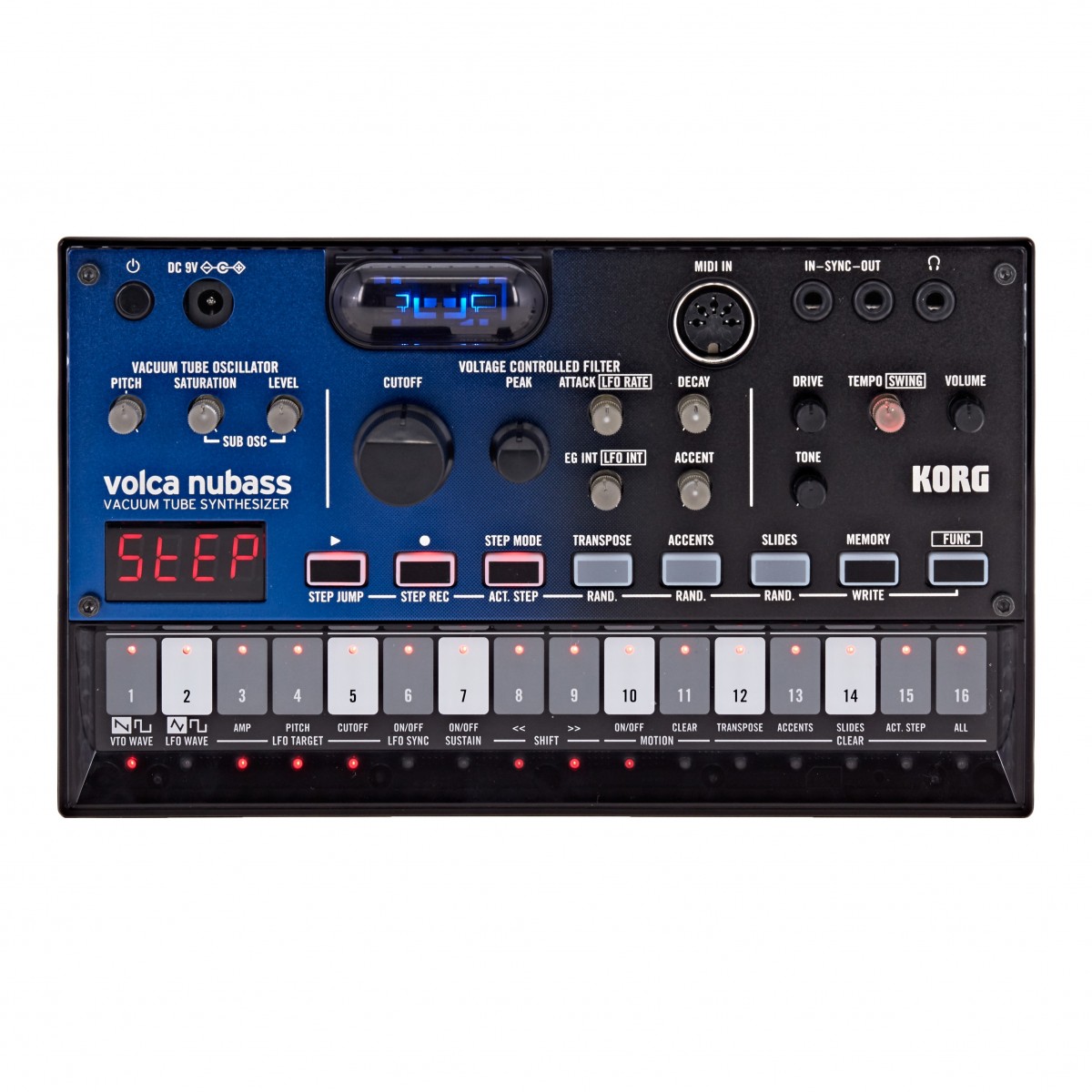 Korg Volca Nubass Vakuumröhren-Synthesizer