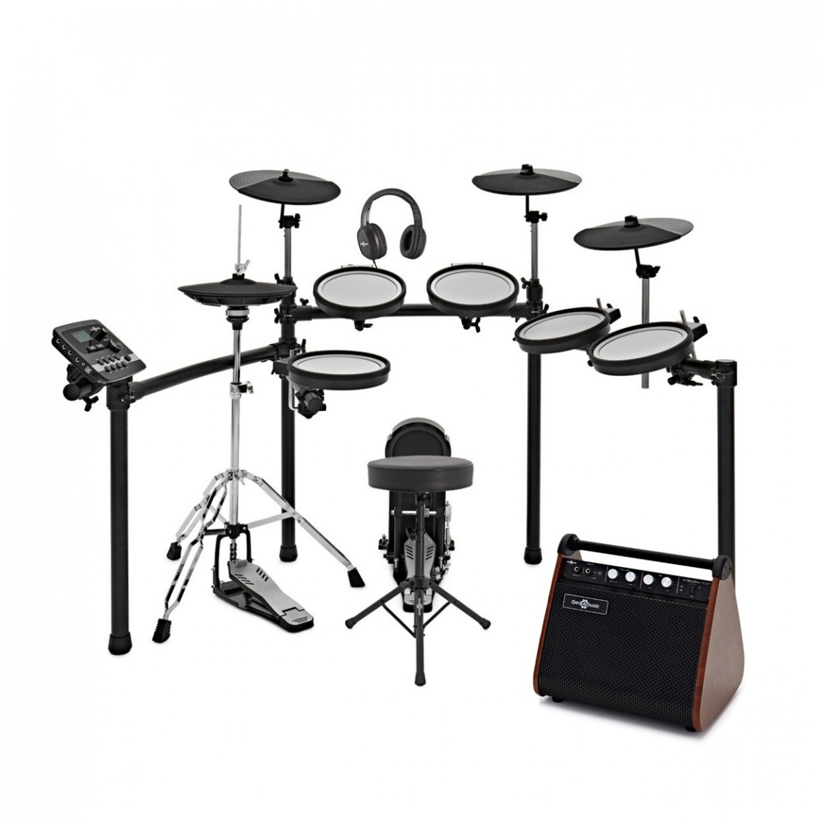 Digital Drums 550 E-Drums im Paket mit Verstärker von Gear4music