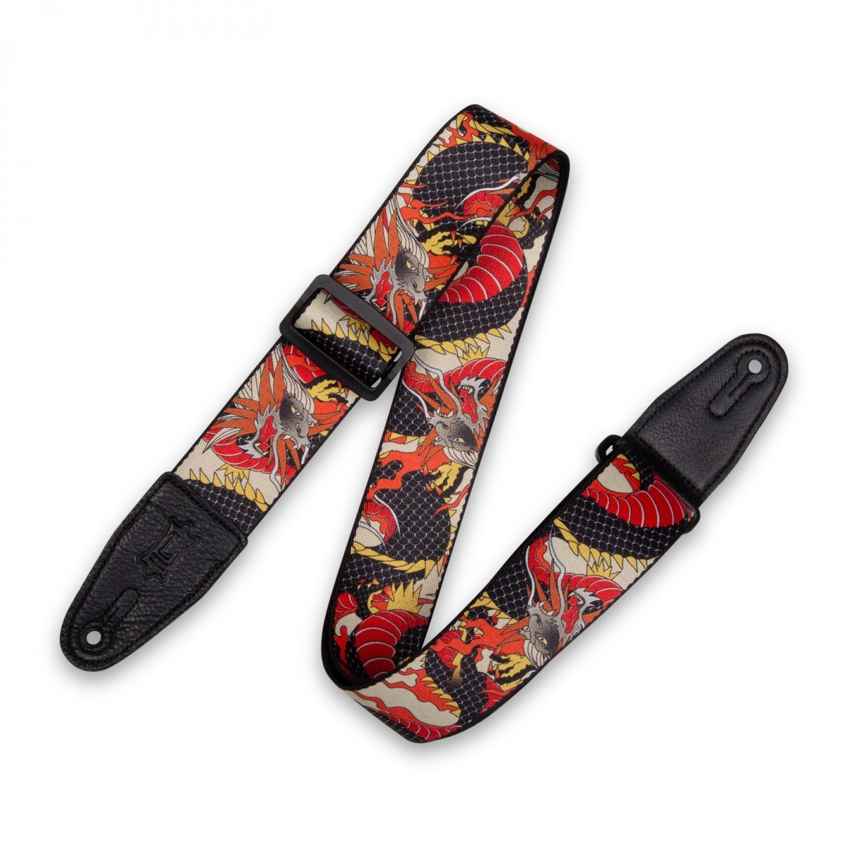 Levys Prints Polyester mit Lederenden 2' Japanischer Drache